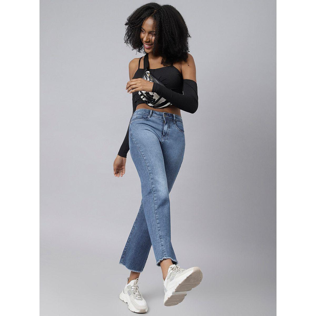 Styli Raw Hem Detail High Rise Straight Fit Jeans-women-clothing-bottoms-jeans-image-4