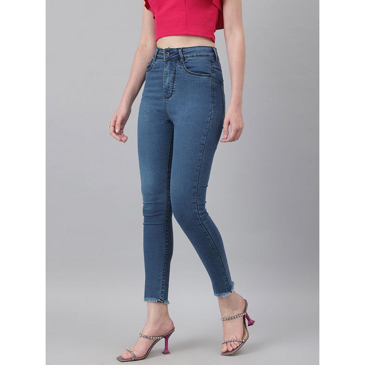 Styli Raw Hem Detail High Rise Skinny Jeans-women-clothing-bottoms-jeans-image-2