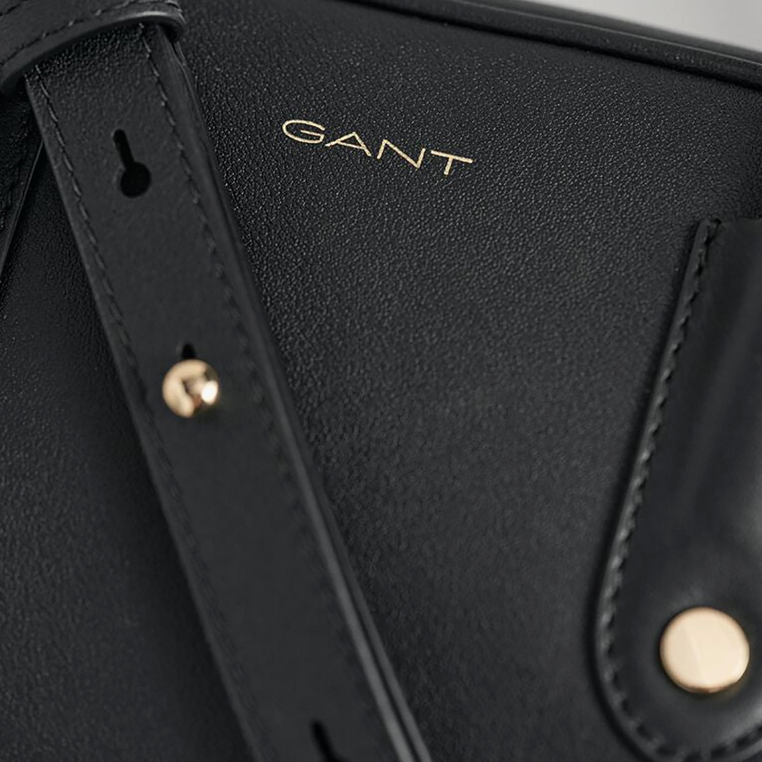 Gant Plain Double Handles Mini Leather Handheld Bag with Zip Closure-women-bagsandwallets-handbags-image-4