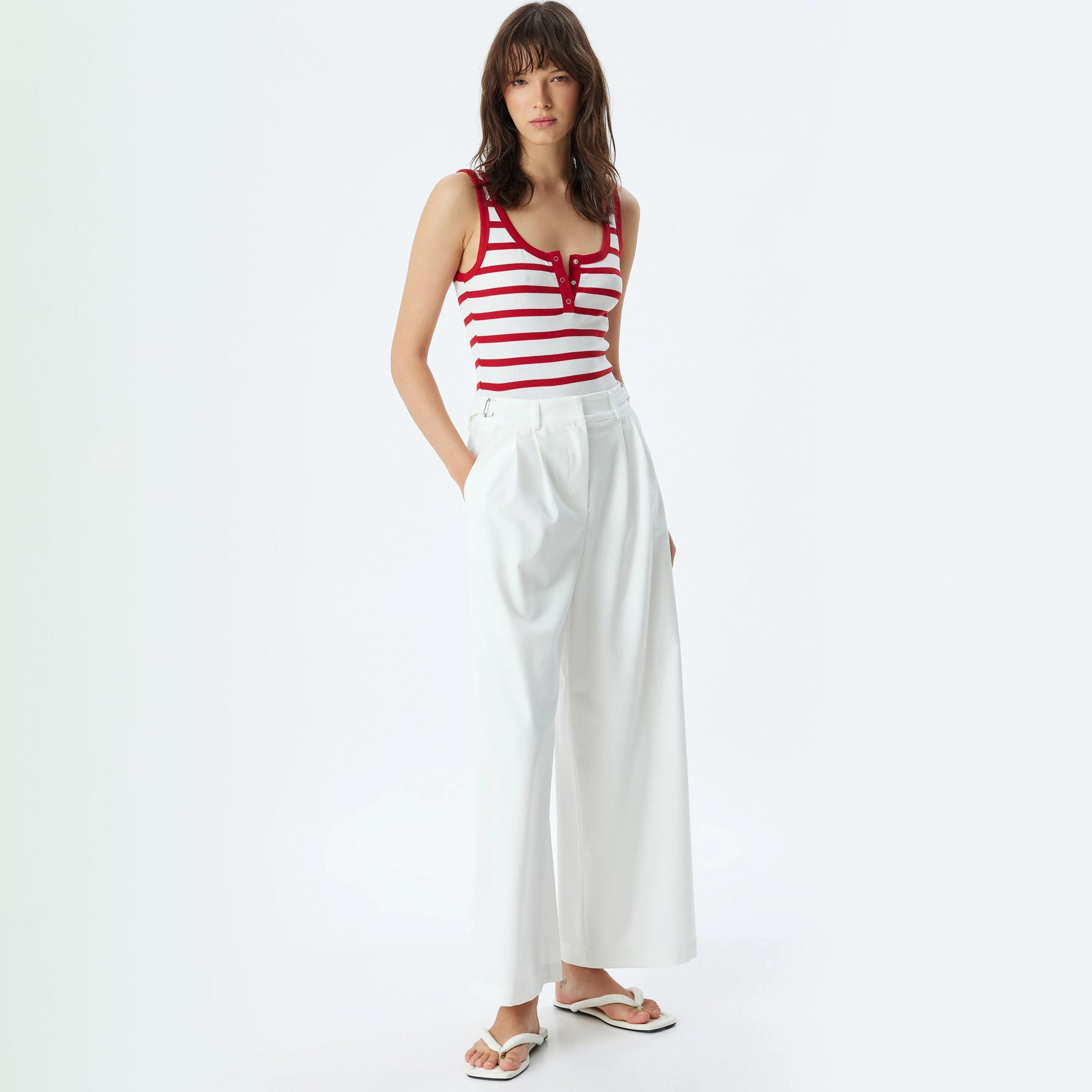 KOTON Striped Scoop Neck Women's Tank Top-women-clothing-shirtsandblouses-blouses-image-6