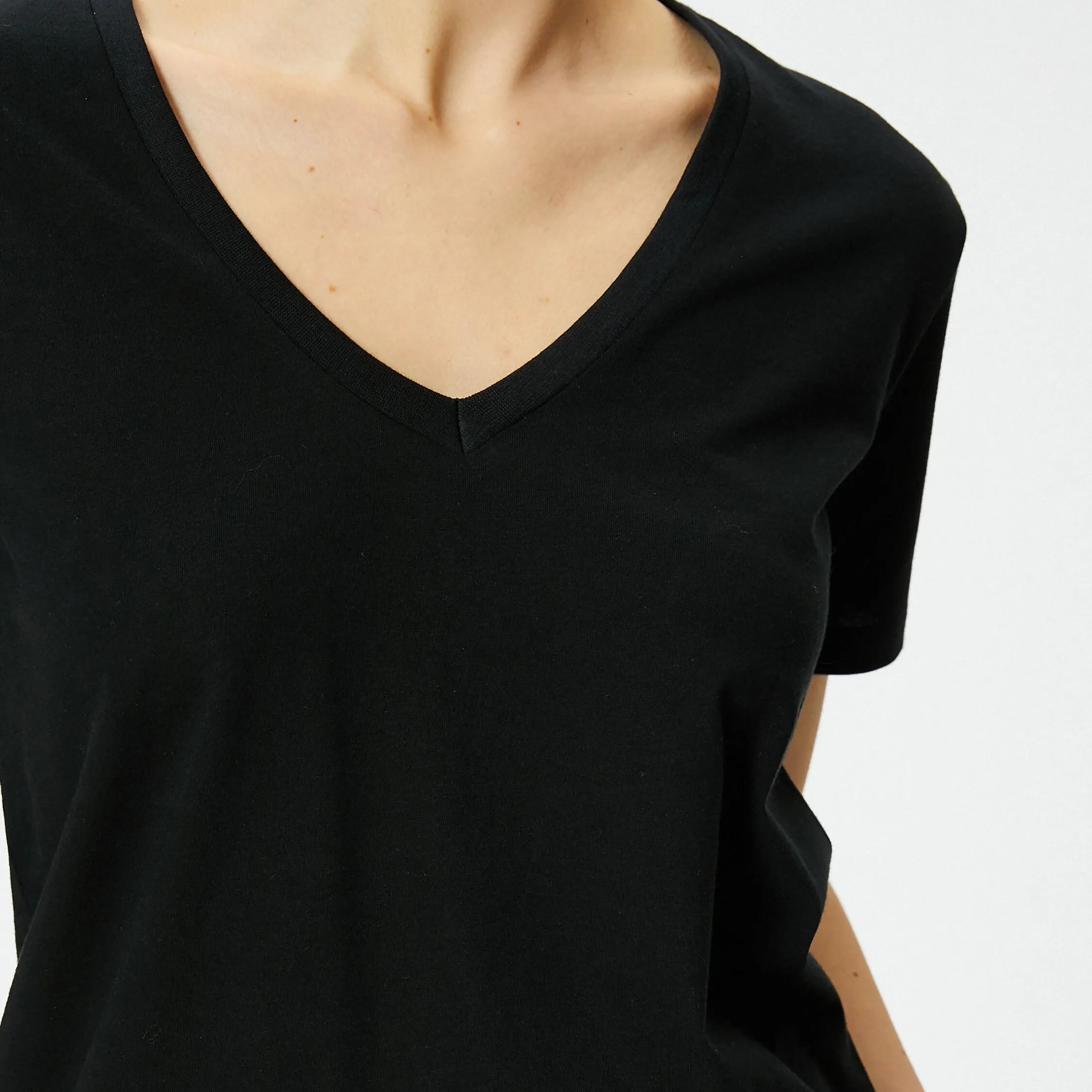 KOTON Women's T-Shirt-women-clothing-tshirts-image-4