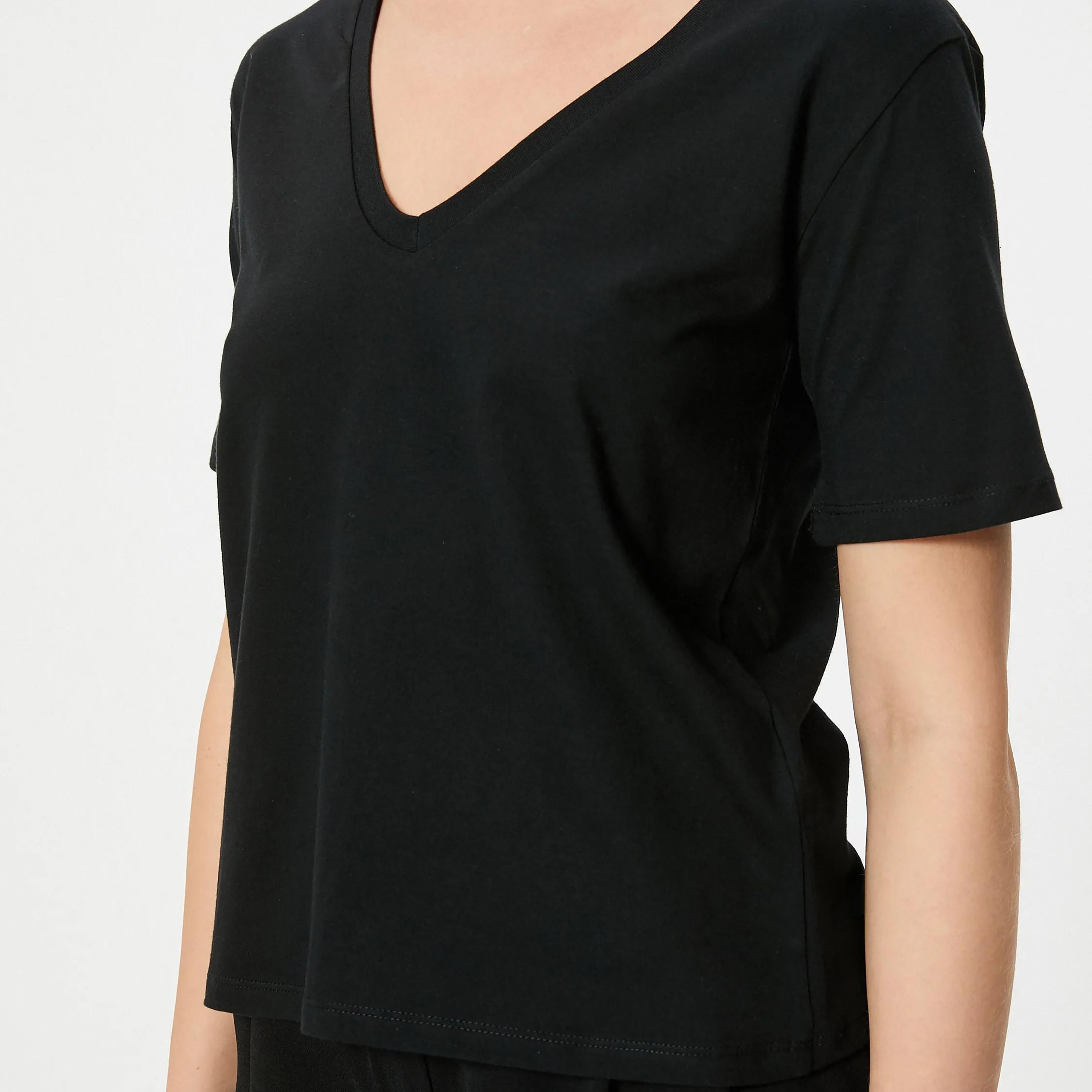 KOTON Cotton Women's T-Shirt-women-clothing-tshirts-image-4