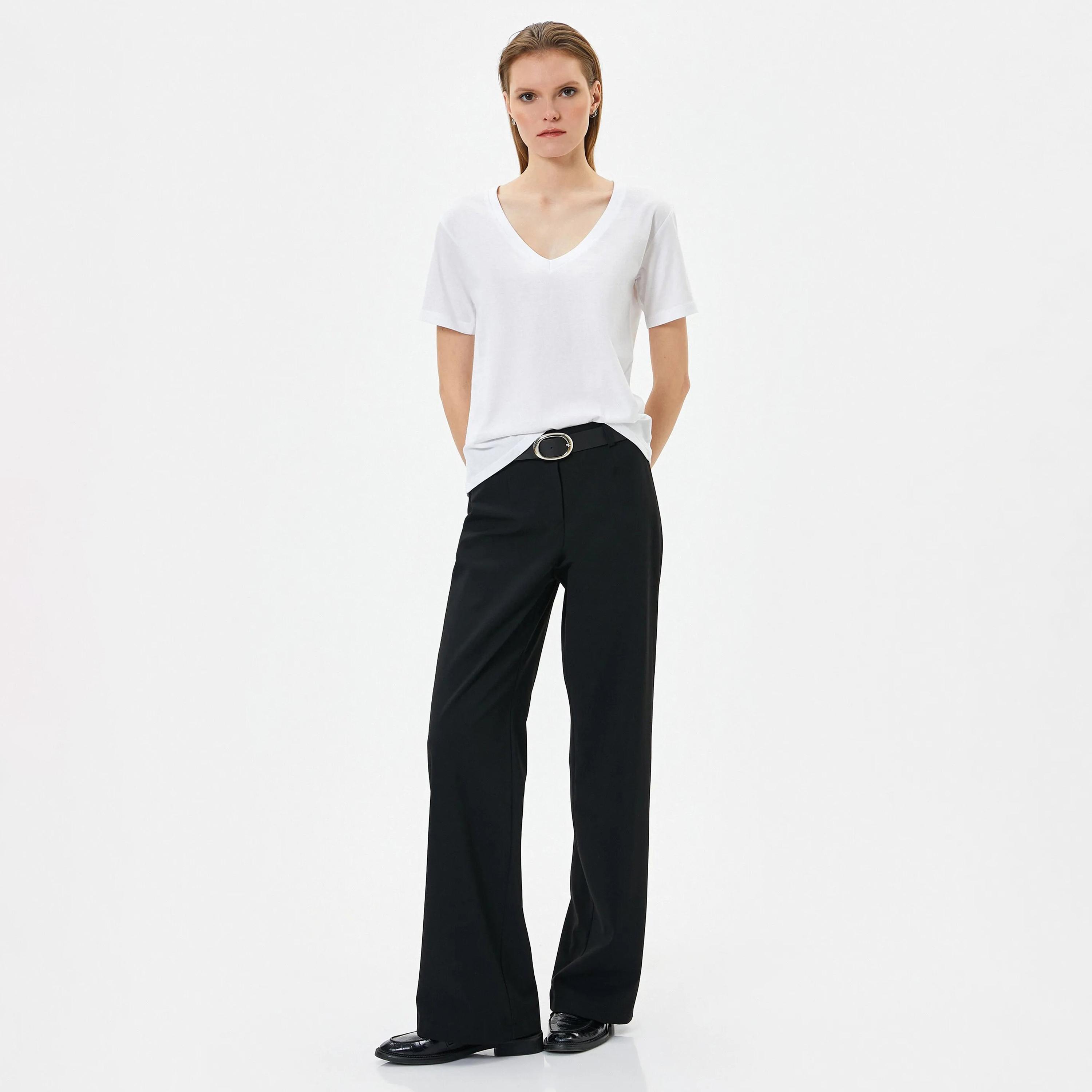 KOTON Cotton Women's T-Shirt-women-clothing-tshirts-image-6