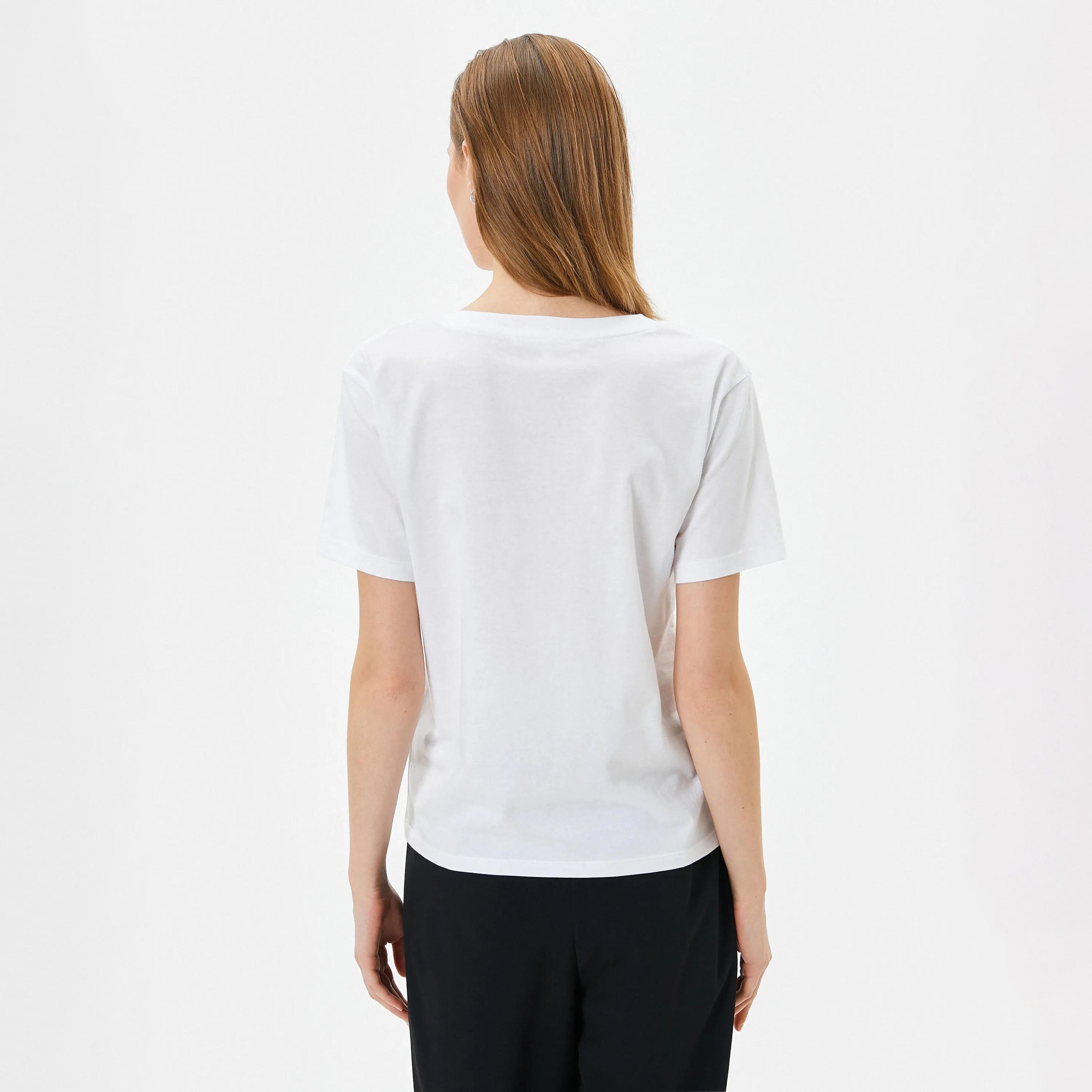 KOTON Cotton Women's T-Shirt-women-clothing-tshirts-image-7