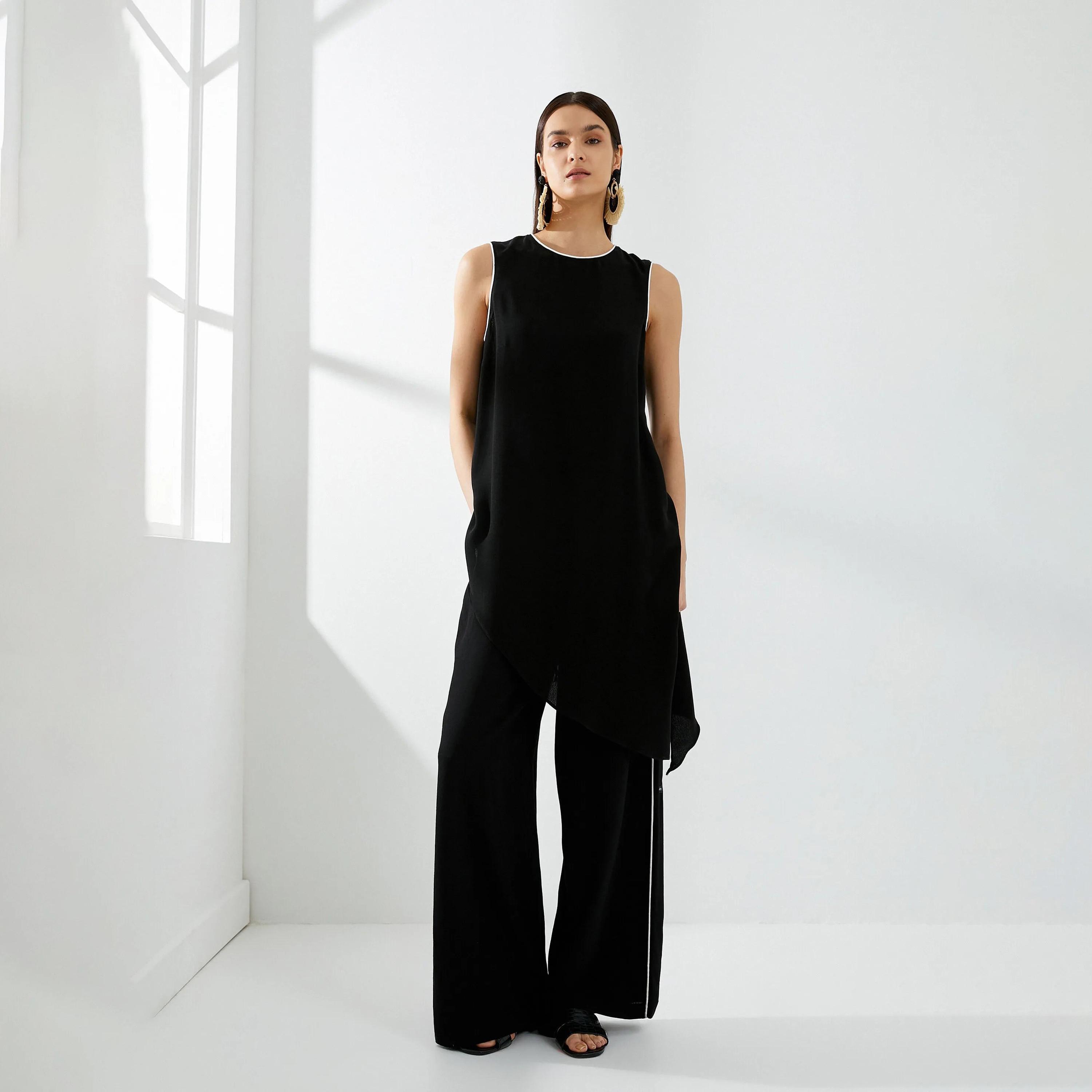 KOTON Black Women's Top-women-clothing-shirtsandblouses-blouses-image-1