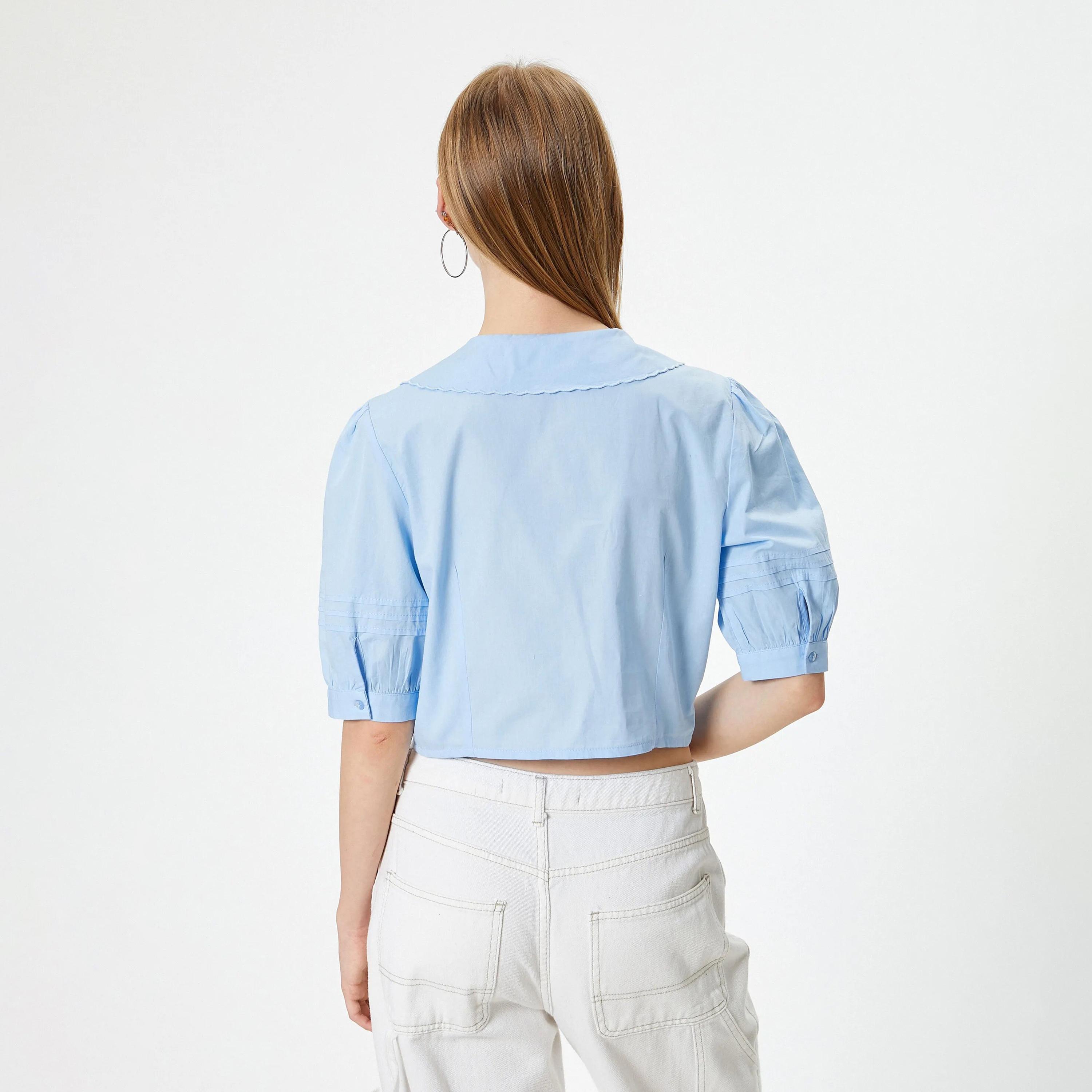 KOTON Embroidered Women's Top-women-clothing-shirtsandblouses-blouses-image-3