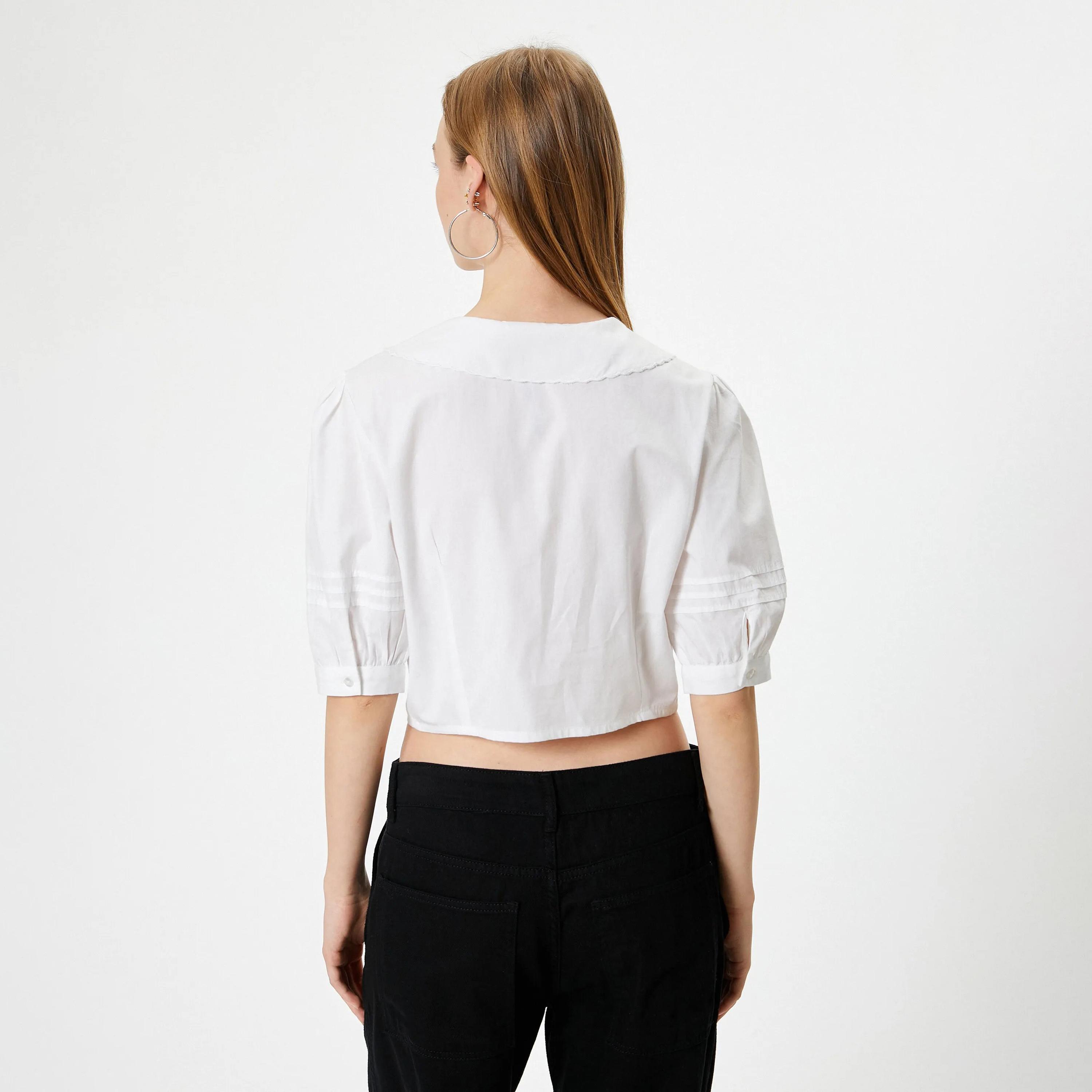 KOTON Embroidered Women's Top-women-clothing-shirtsandblouses-blouses-image-3