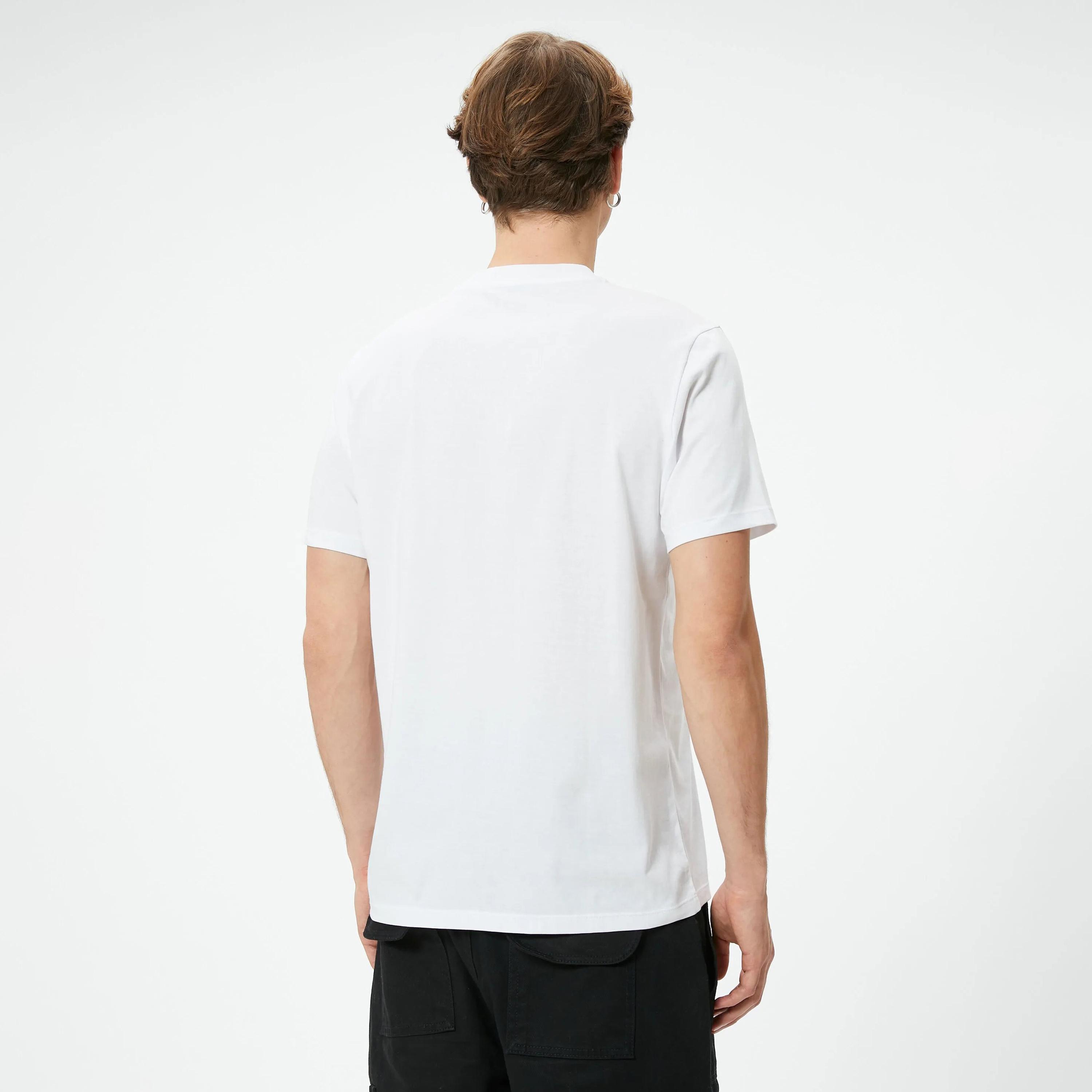 KOTON Graphic Crew Neck Short Sleeves Men's T-Shirt-men-clothing-tshirtsandpolos-tshirts-image-4