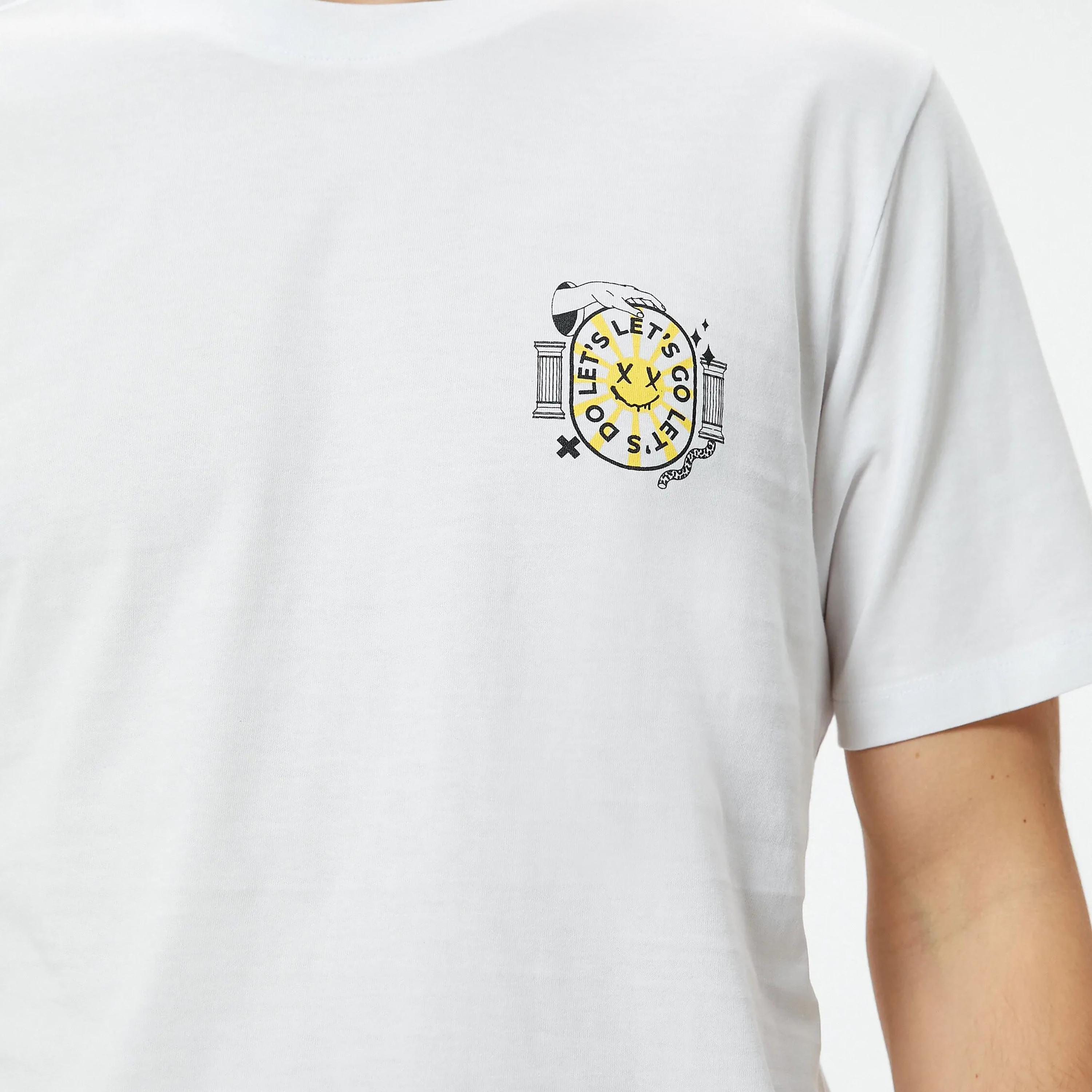 تيشيرت رجالي بأكمام قصيرة وياقة دائرية سادة من كوتون.-men-clothing-tshirtsandpolos-tshirts-image-3