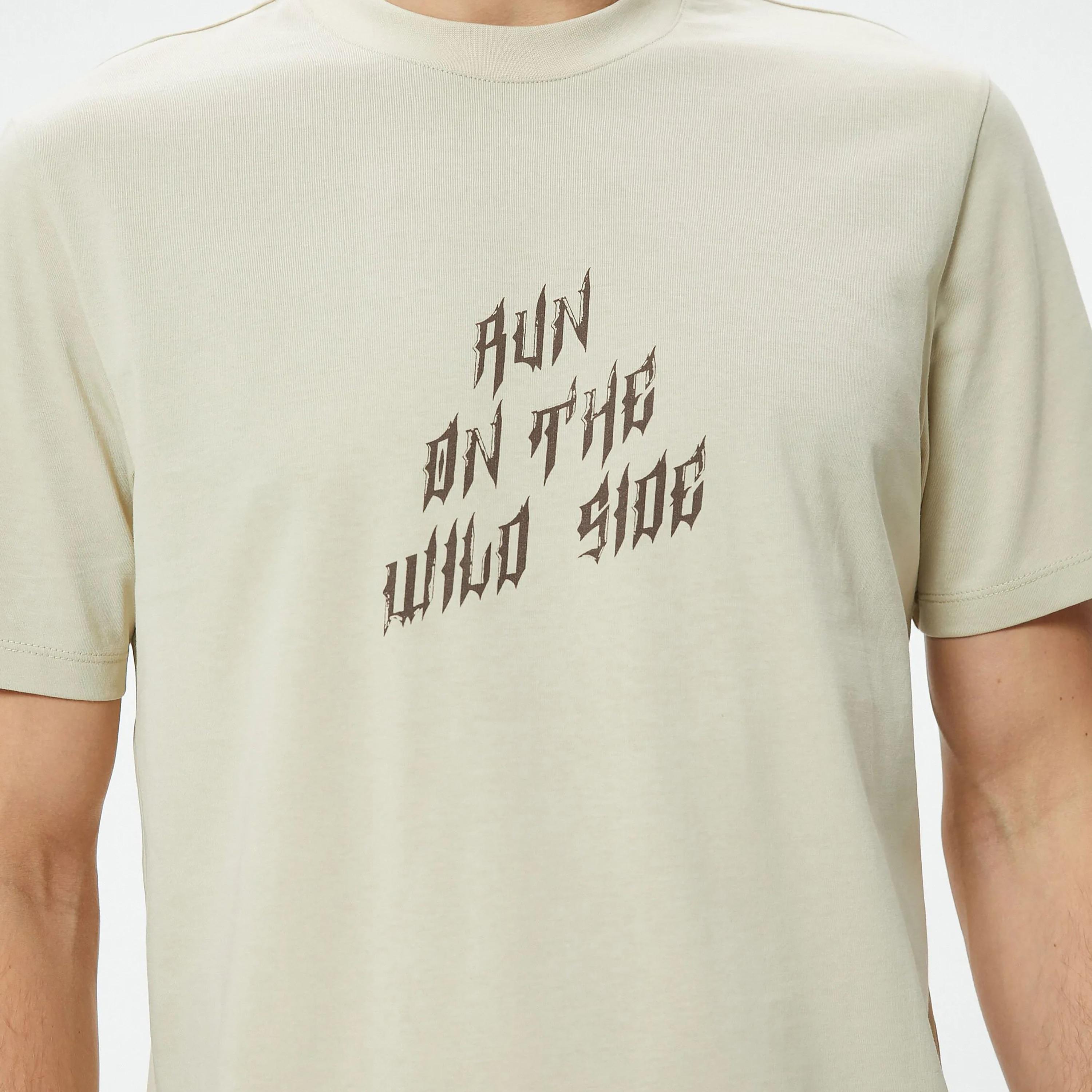 KOTON Text-Print Crew Neck Short Sleeves Men's T-Shirt-men-clothing-tshirtsandpolos-tshirts-image-3