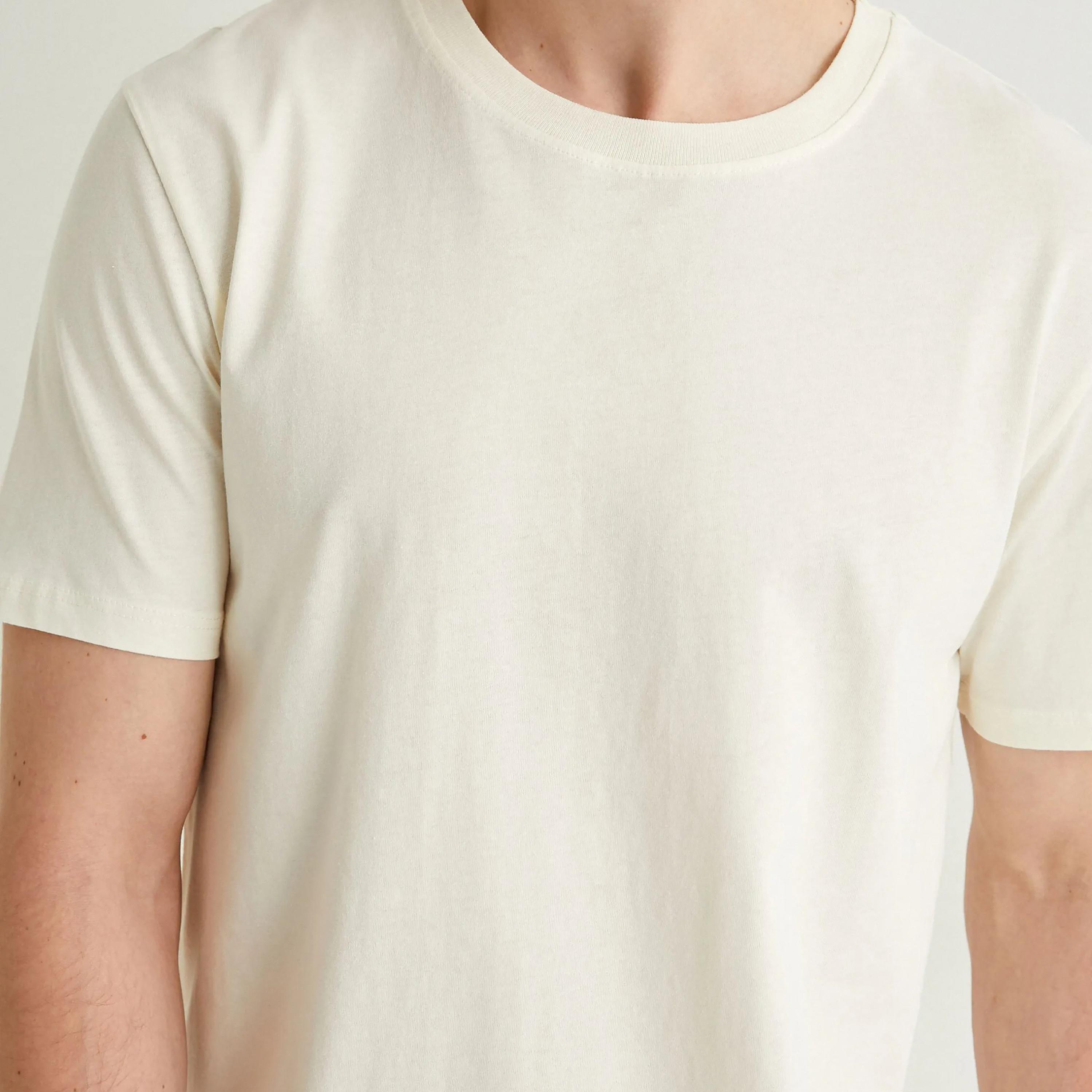 KOTON Plain Crew Neck Short Sleeves Men's T-Shirt-men-clothing-tshirtsandpolos-tshirts-image-3