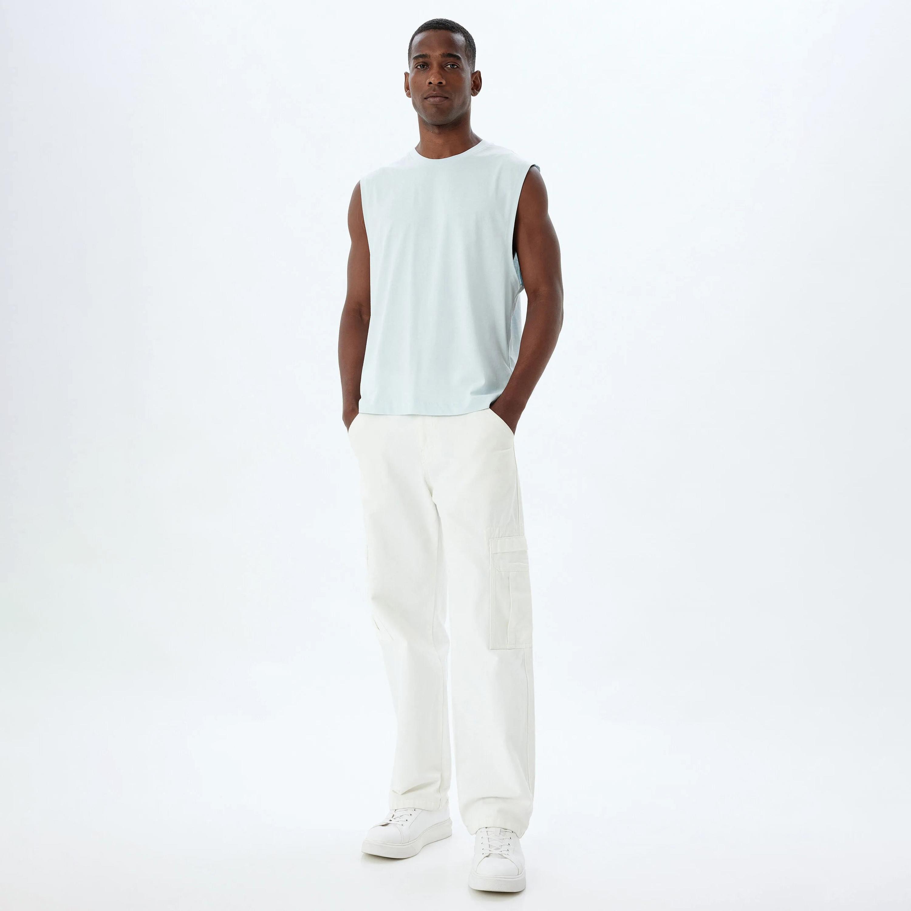 تي شيرت رجالي سادة بدون أكمام ورقبة دائرية من كوتون-men-clothing-tshirtsandpolos-tshirts-image-10