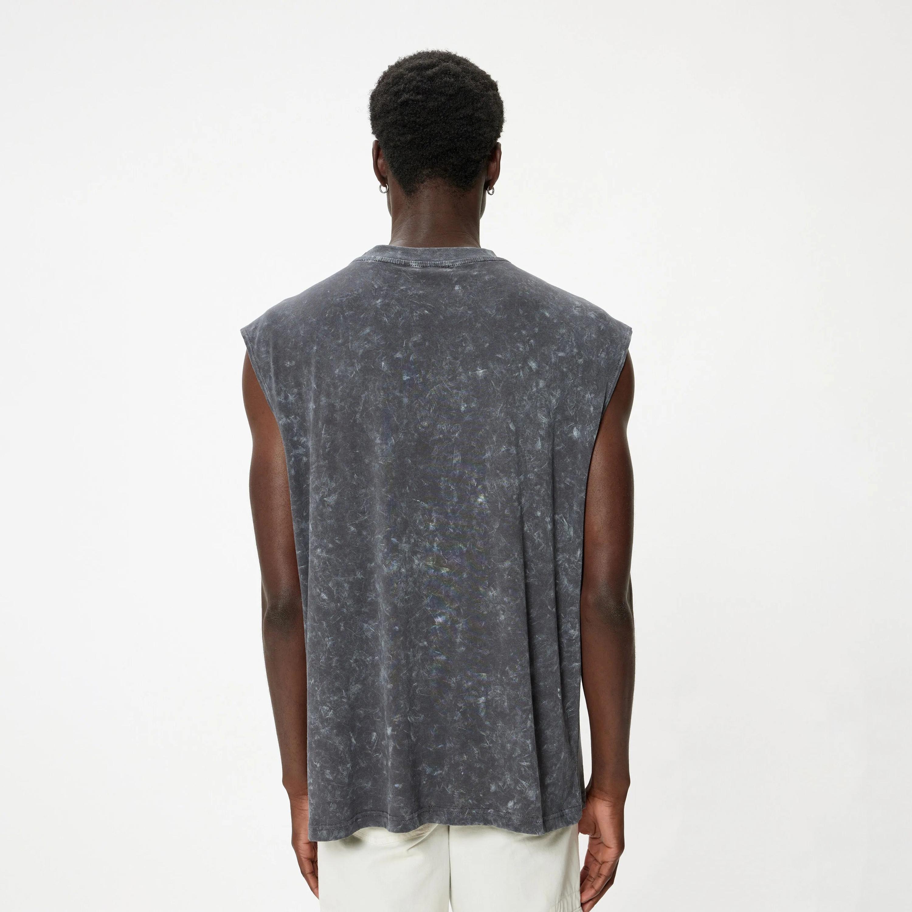 KOTON Vintage Washed Round Neck Sleeveless Men's Tank T-Shirt-men-clothing-tshirtsandpolos-tshirts-image-4