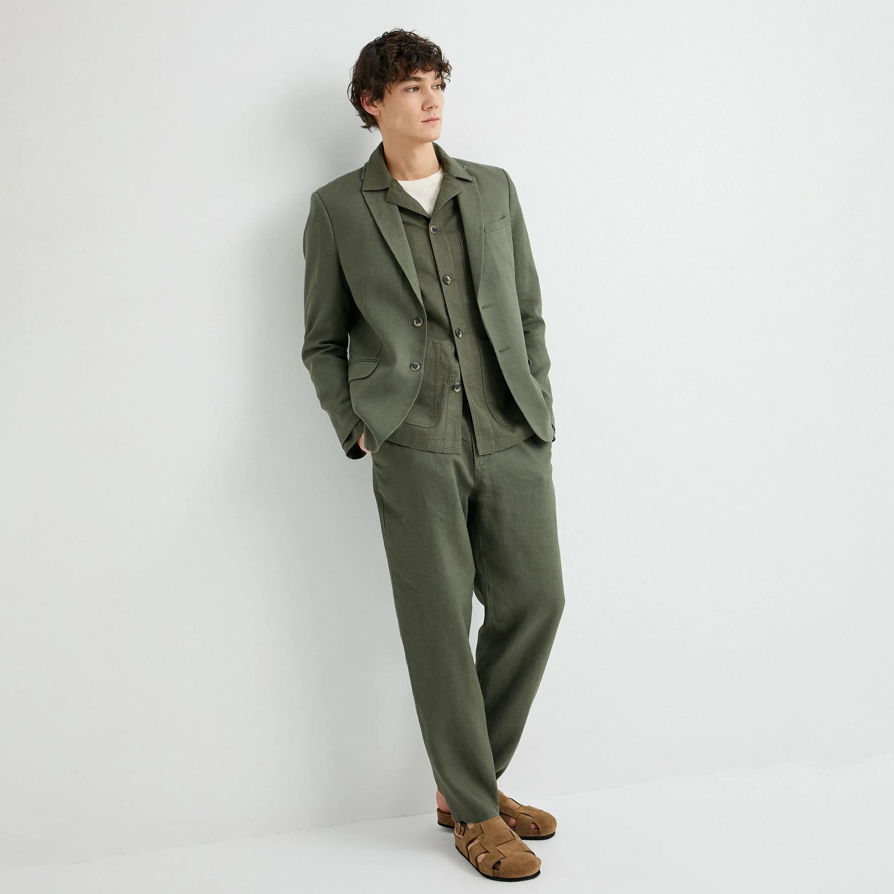 KOTON Slim Fit Button & Zip Fly Men's Trousers-men-clothing-bottoms-trousersandchinos-trousers-image-2