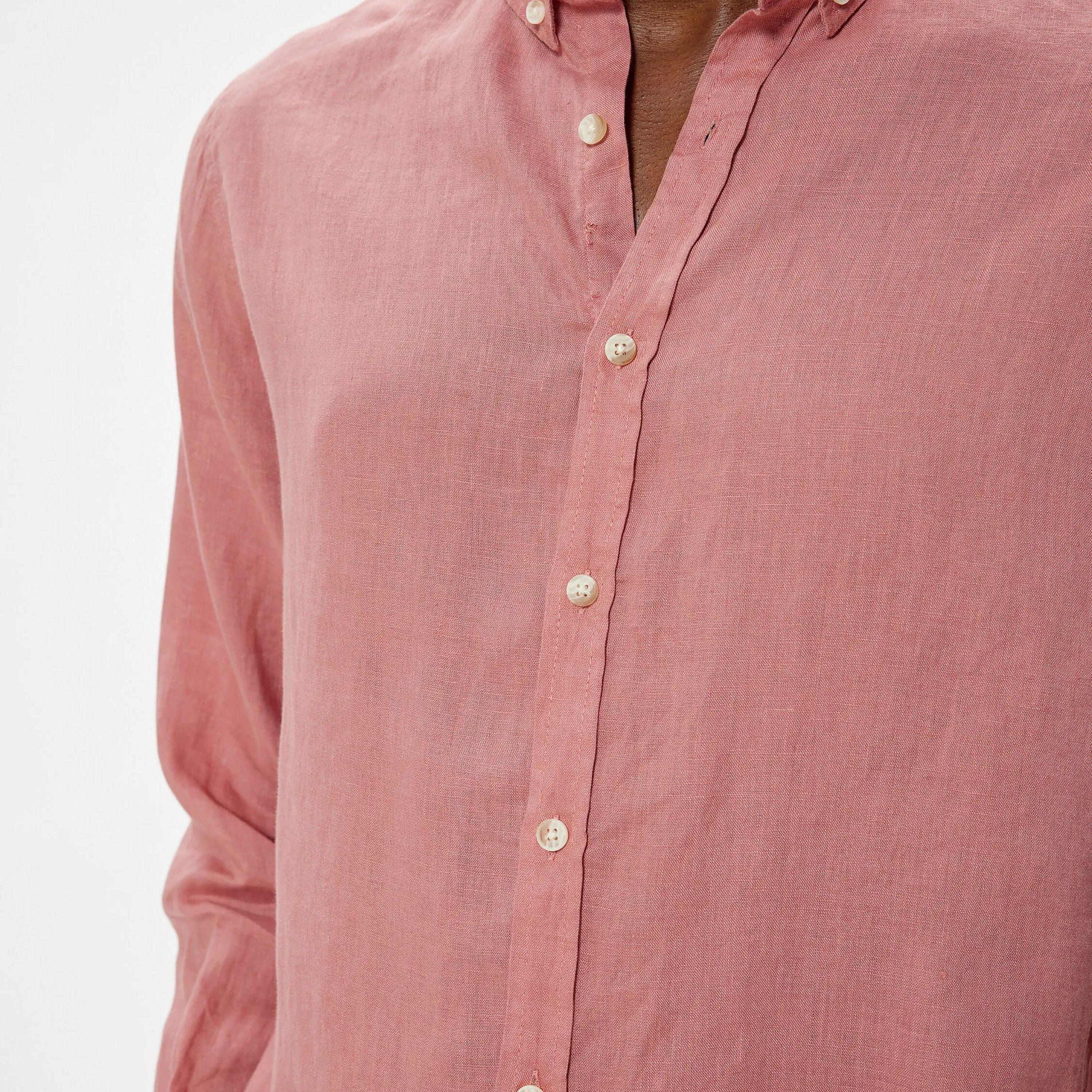 قميص رجالي عادي بأكمام طويلة وياقة وأزرار من كوتون-men-clothing-shirts-image-7