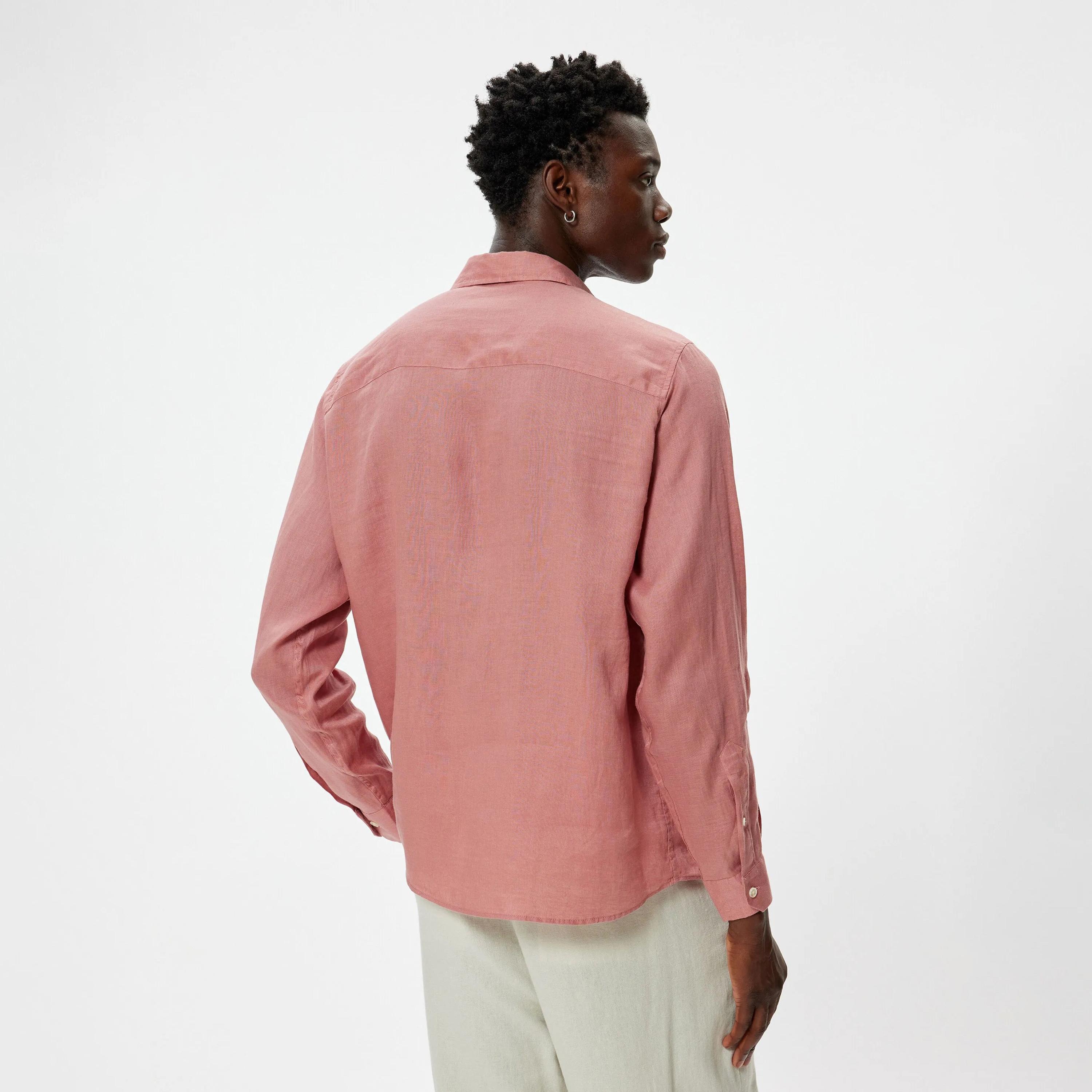 قميص رجالي عادي بأكمام طويلة وياقة وأزرار من كوتون-men-clothing-shirts-image-8