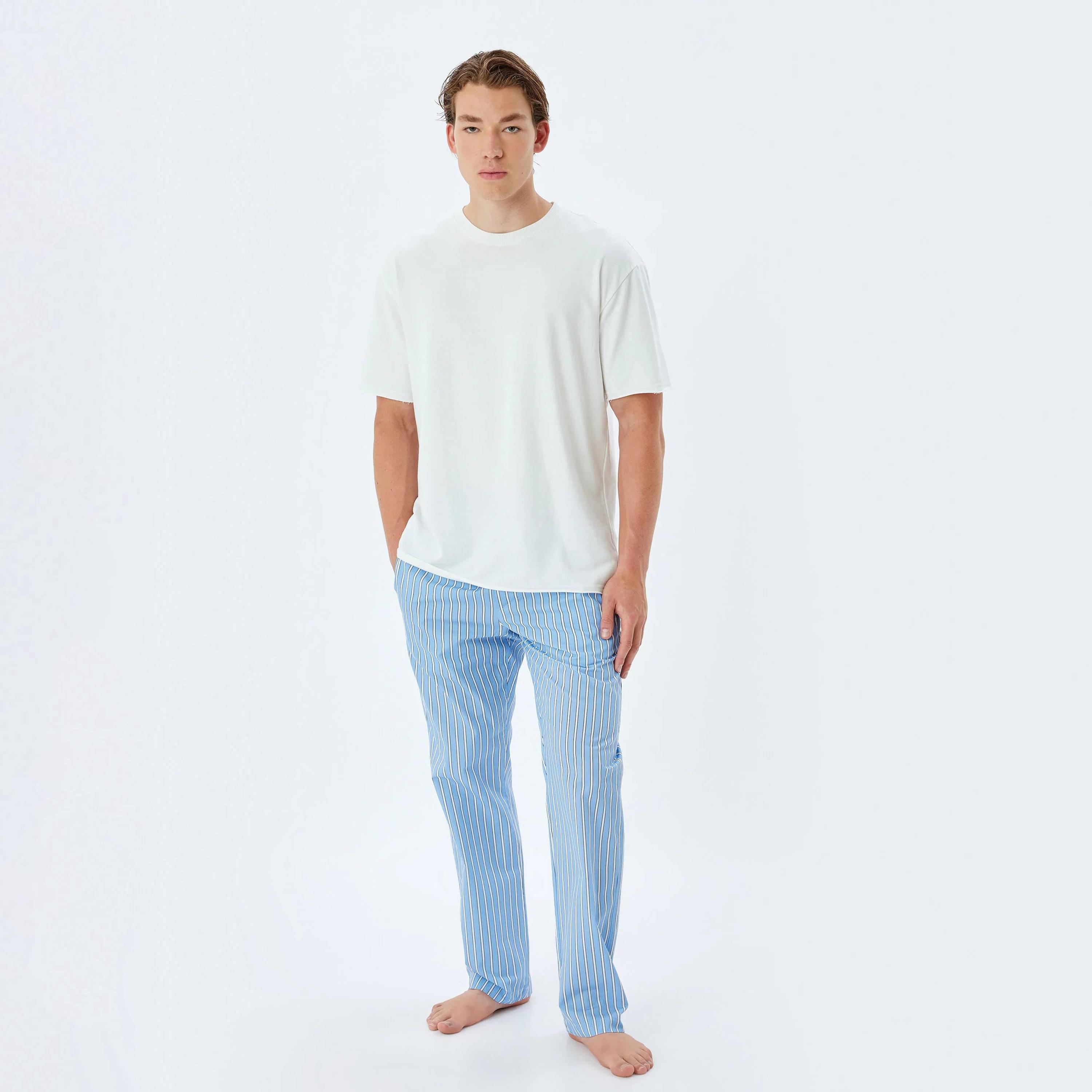 KOTON Oversized Fit Elasticated Waist Men's Pyjama-men-clothing-nightwear-pyjamaandshorts-image-2