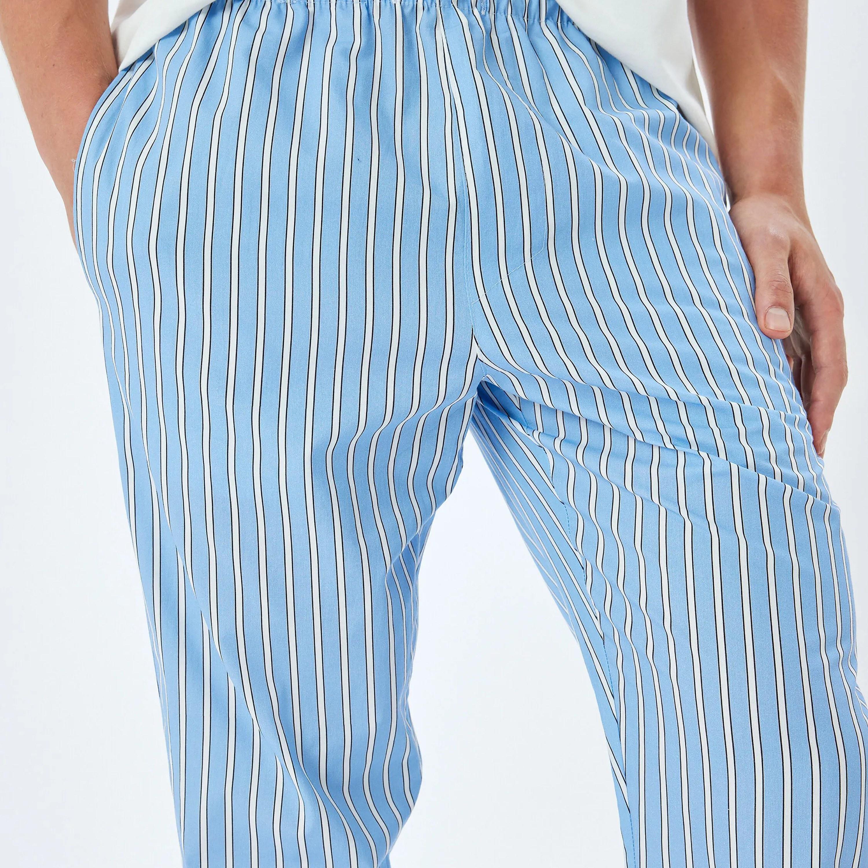 KOTON Oversized Fit Elasticated Waist Men's Pyjama-men-clothing-nightwear-pyjamaandshorts-image-4