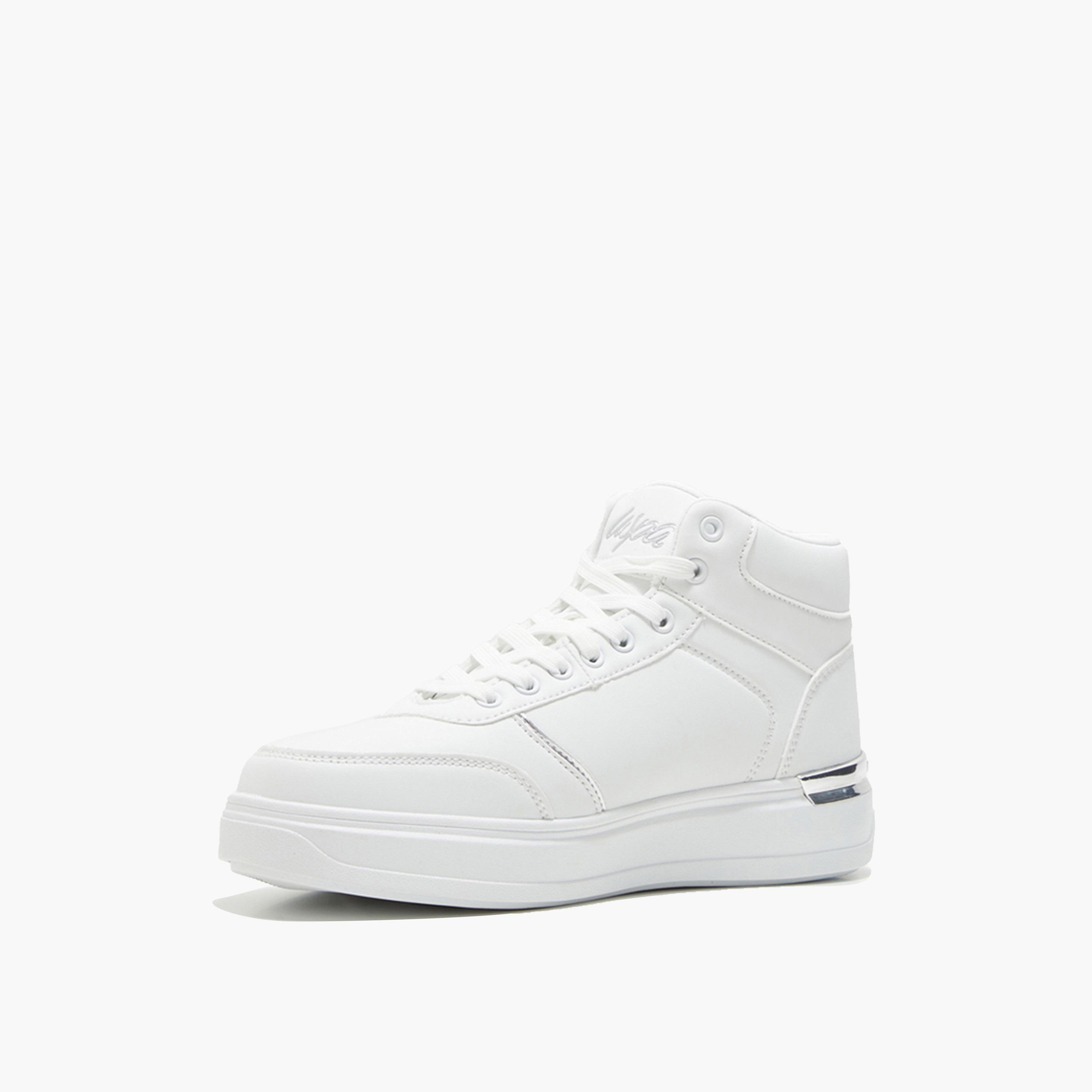 U.S. Polo Assn Women's Lace-Up Mid Cut Sneakers | ALON GLB 4PR-women-shoes-sneakers-image-2