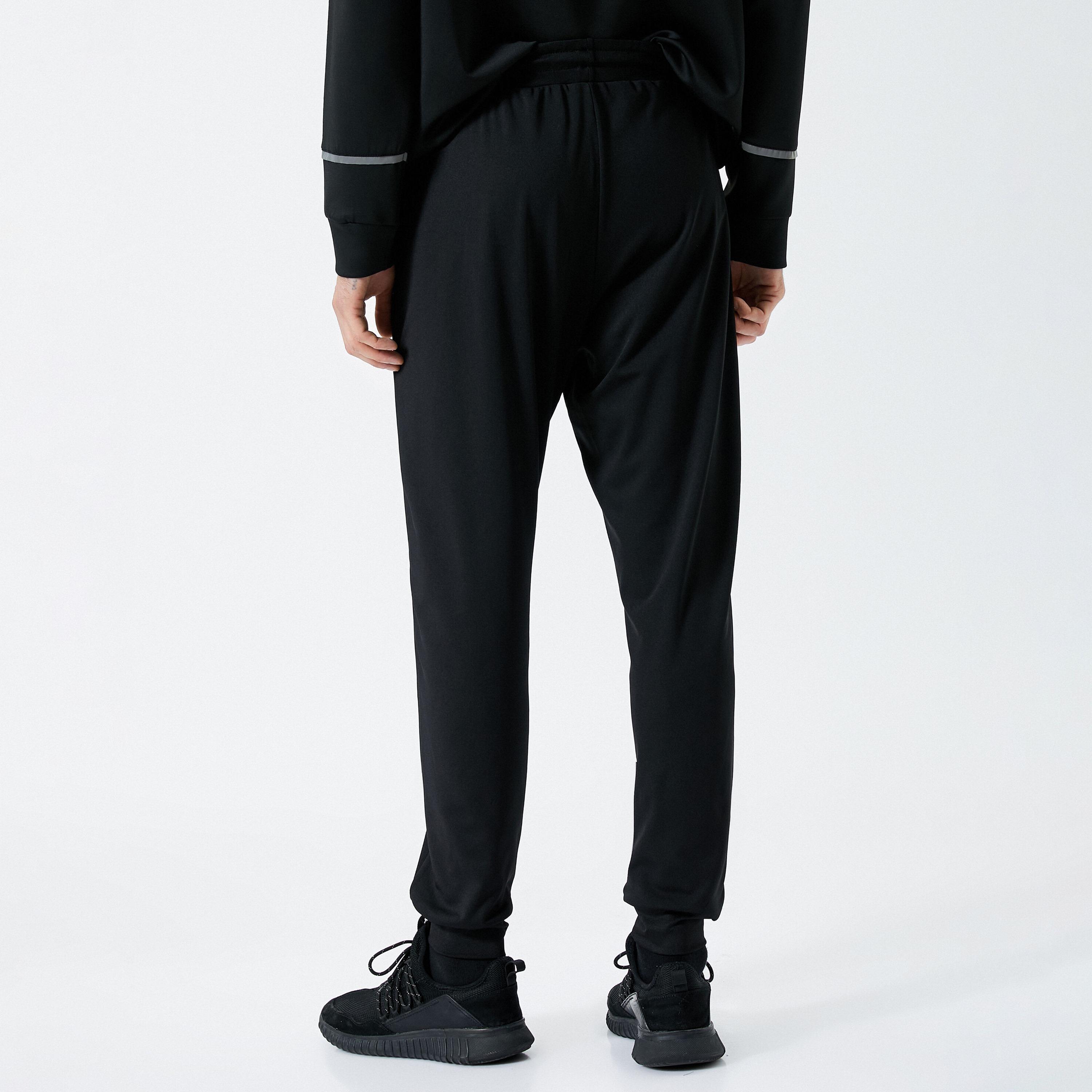 KOTON Straight Fit Mid-Rise Drawstring Waist Men's Joggers-men-clothing-bottoms-trousersandchinos-trousers-image-4