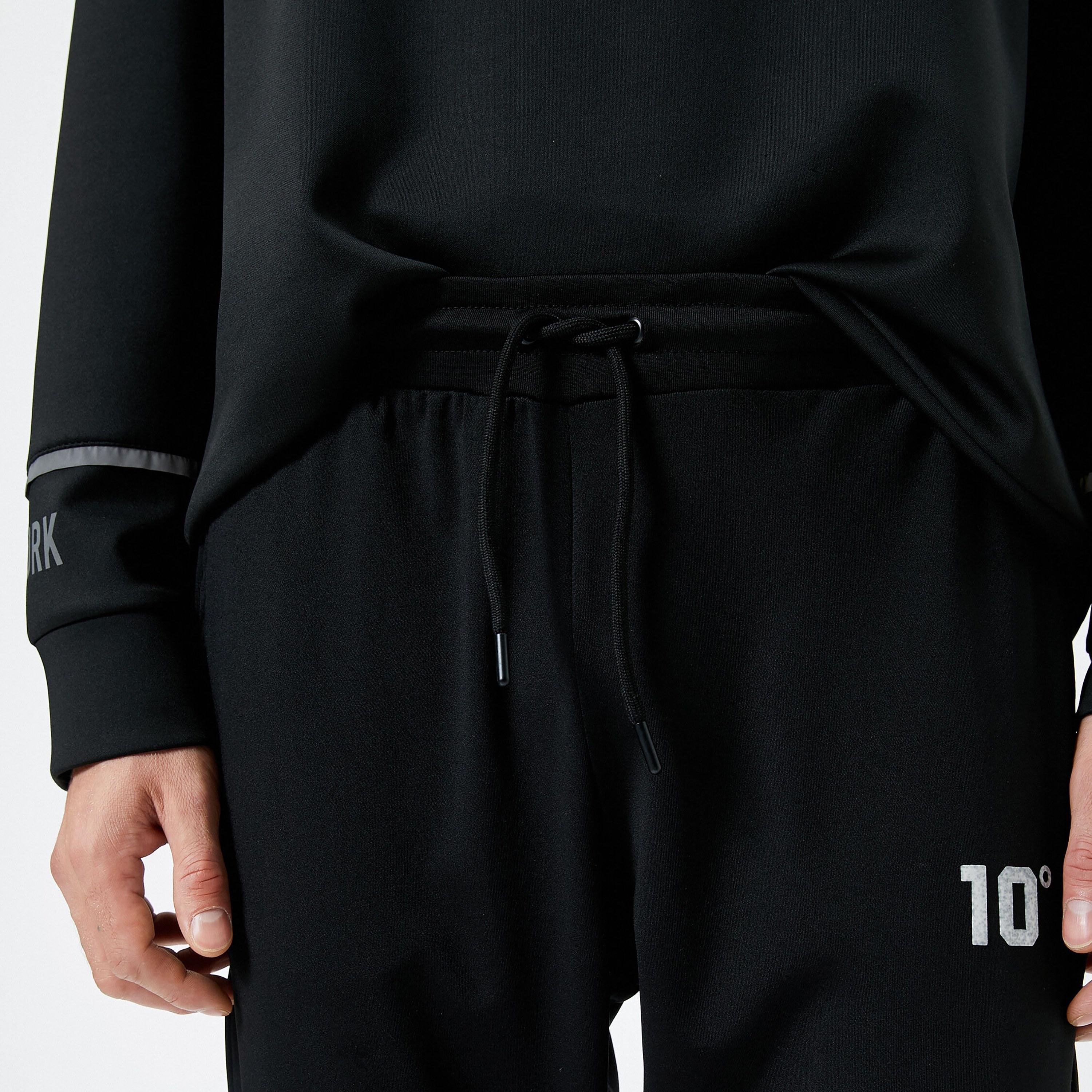 KOTON Straight Fit Mid-Rise Drawstring Waist Men's Joggers-men-clothing-bottoms-trousersandchinos-trousers-image-5
