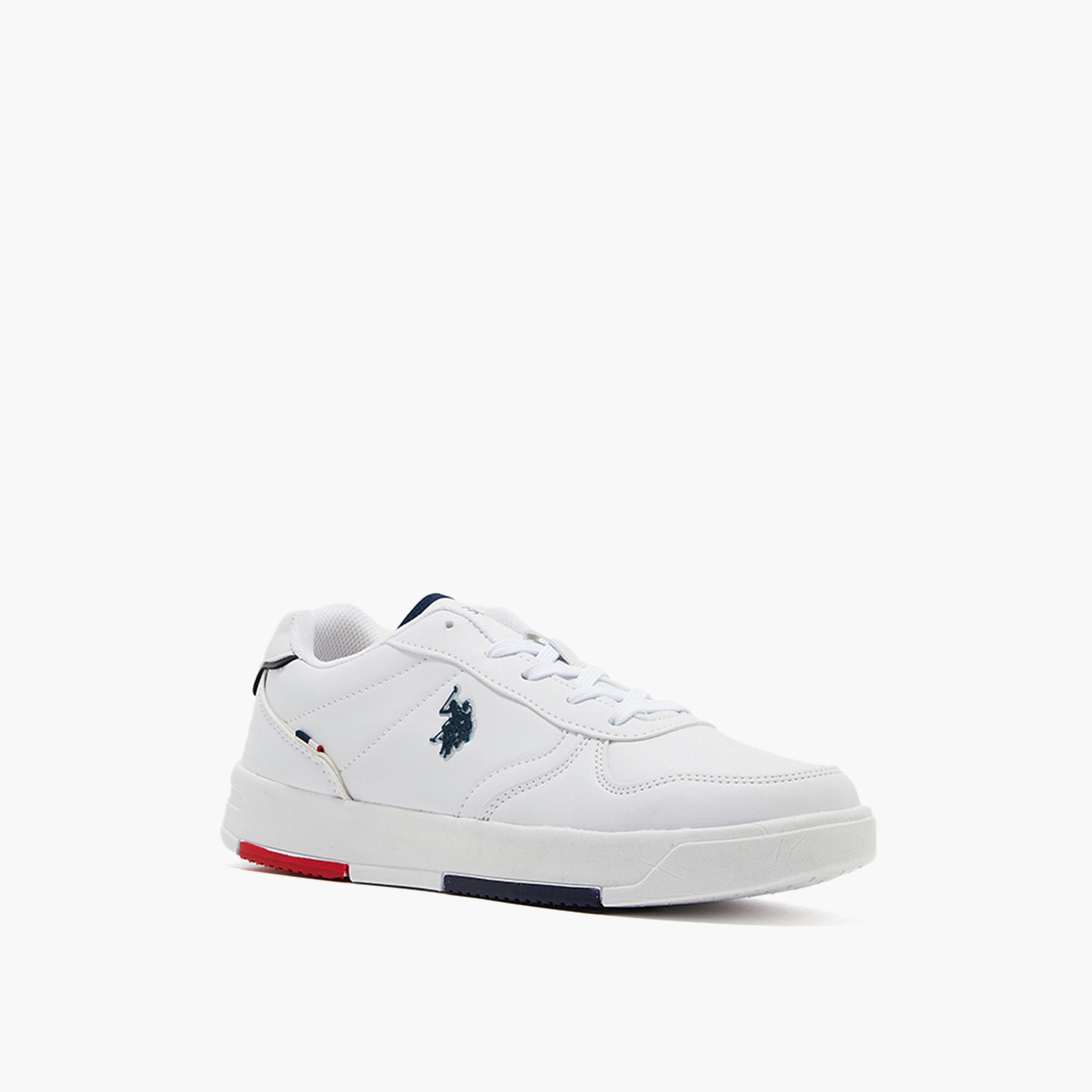 U.S. Polo Assn Women's Lace-Up Low Ankle Sneakers | ANDREI WMN GLB 4PR-women-shoes-sneakers-image-1