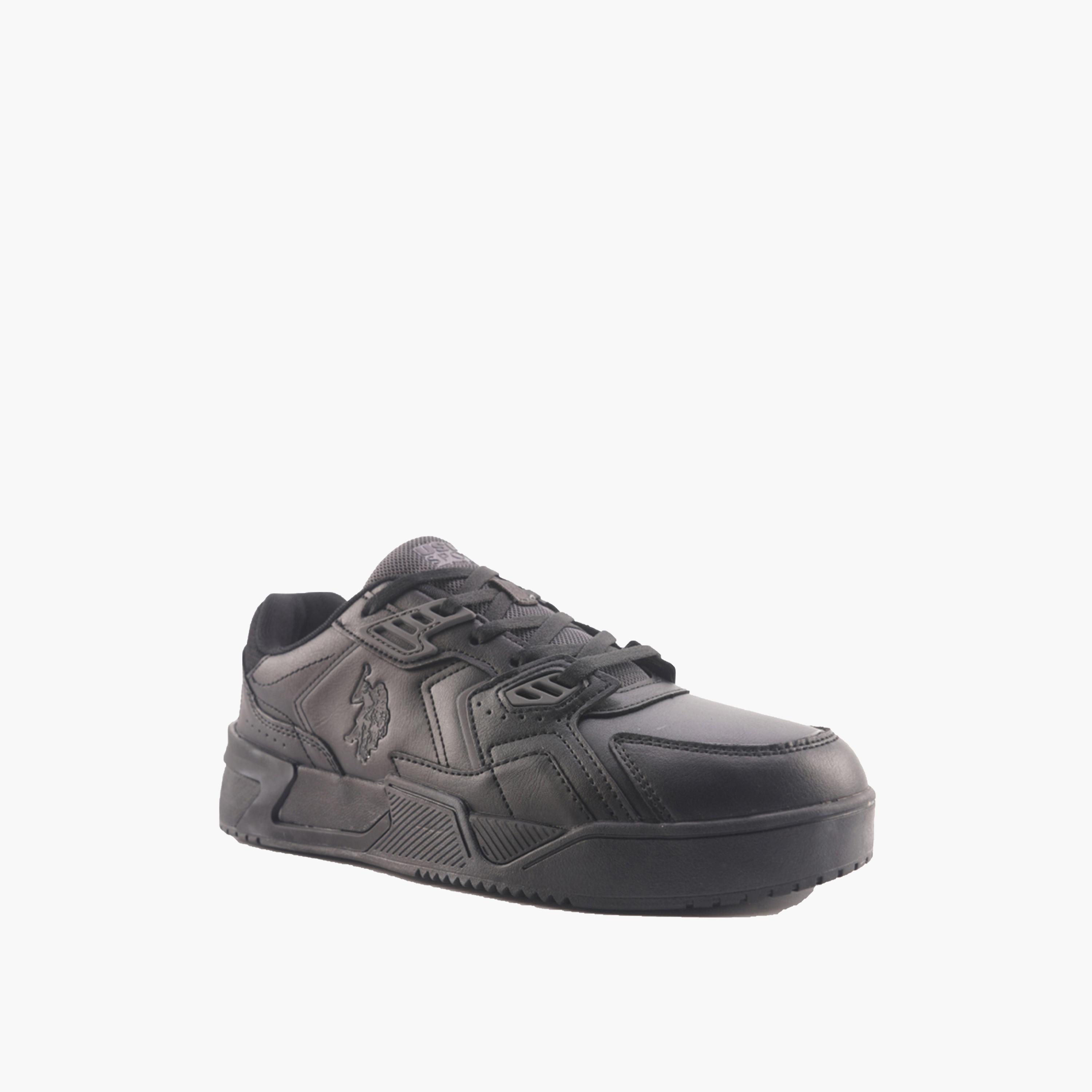 U.S. Polo Assn Men's Lace-Up Low Ankle Sneakers | DENVER GLB 4PR-men-shoes-sneakers-image-1