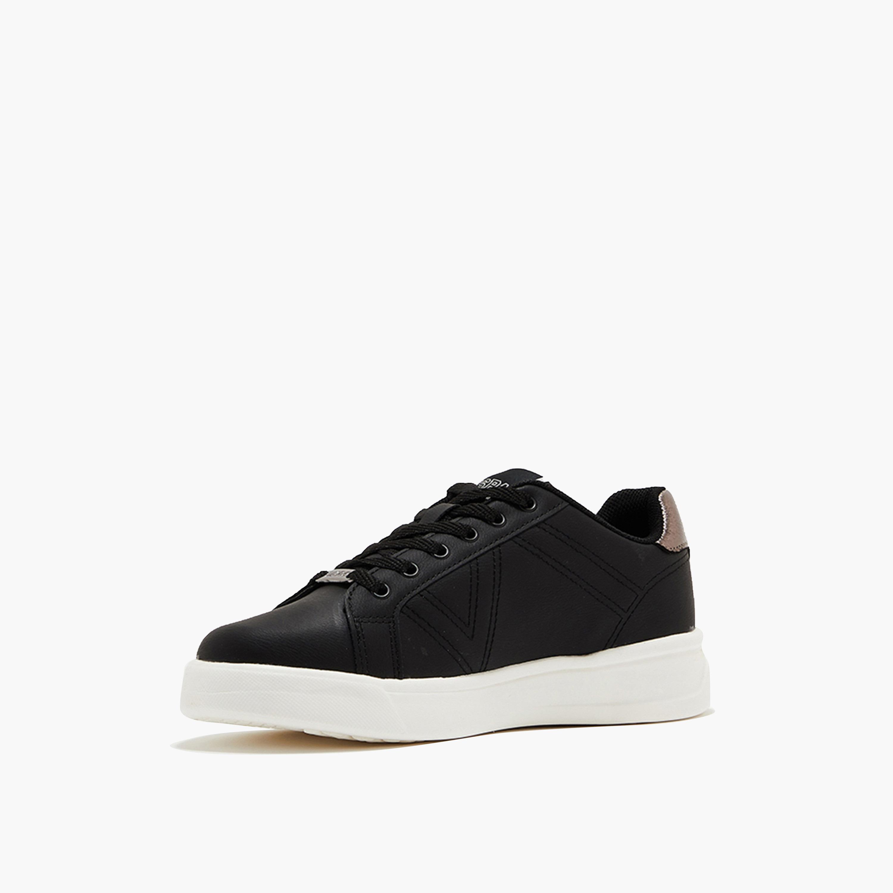 U.S. Polo Assn Women's Lace-Up Low Ankle Sneakers | EXXY GLB 4PR-women-shoes-sneakers-image-2