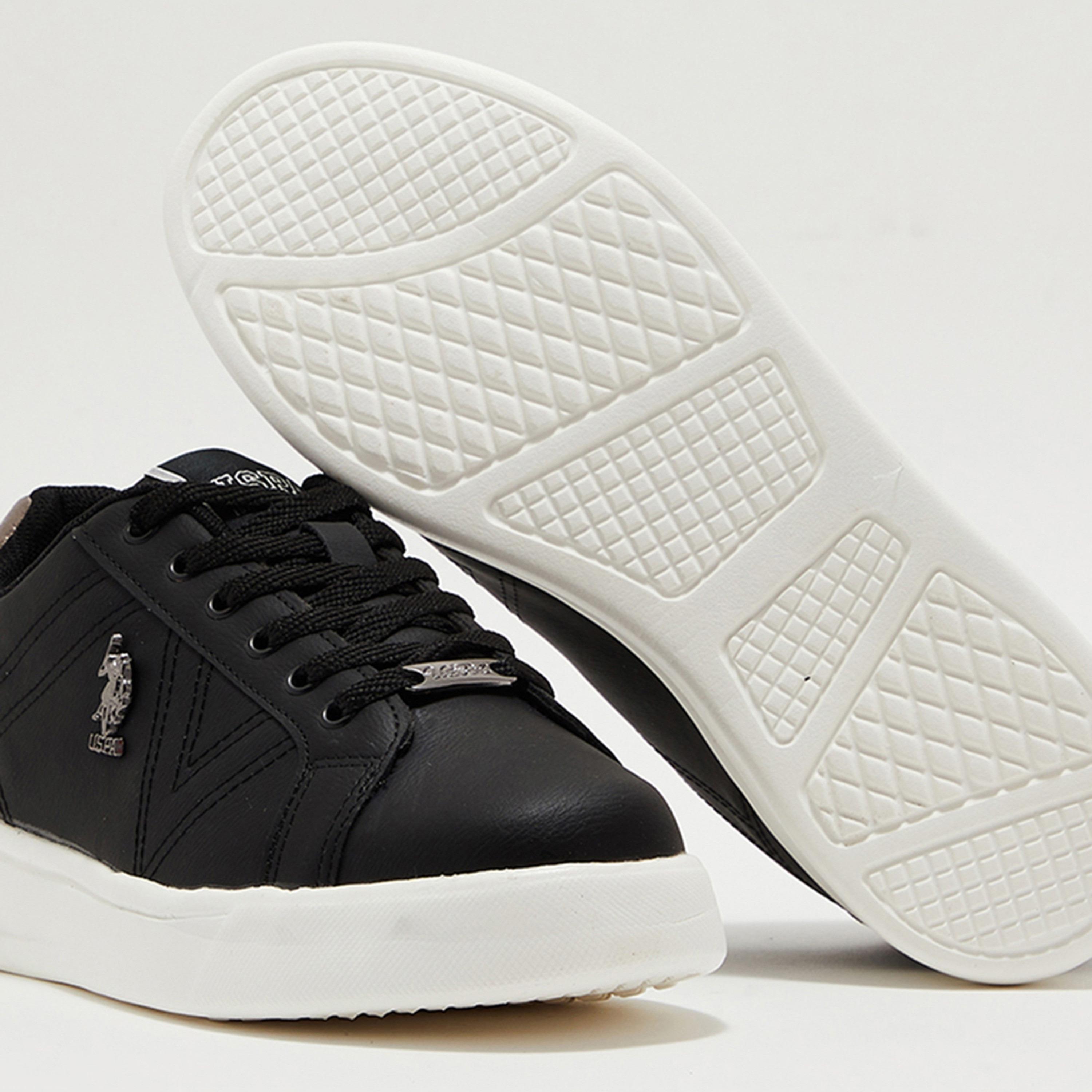 U.S. Polo Assn Women's Lace-Up Low Ankle Sneakers | EXXY GLB 4PR-women-shoes-sneakers-image-4