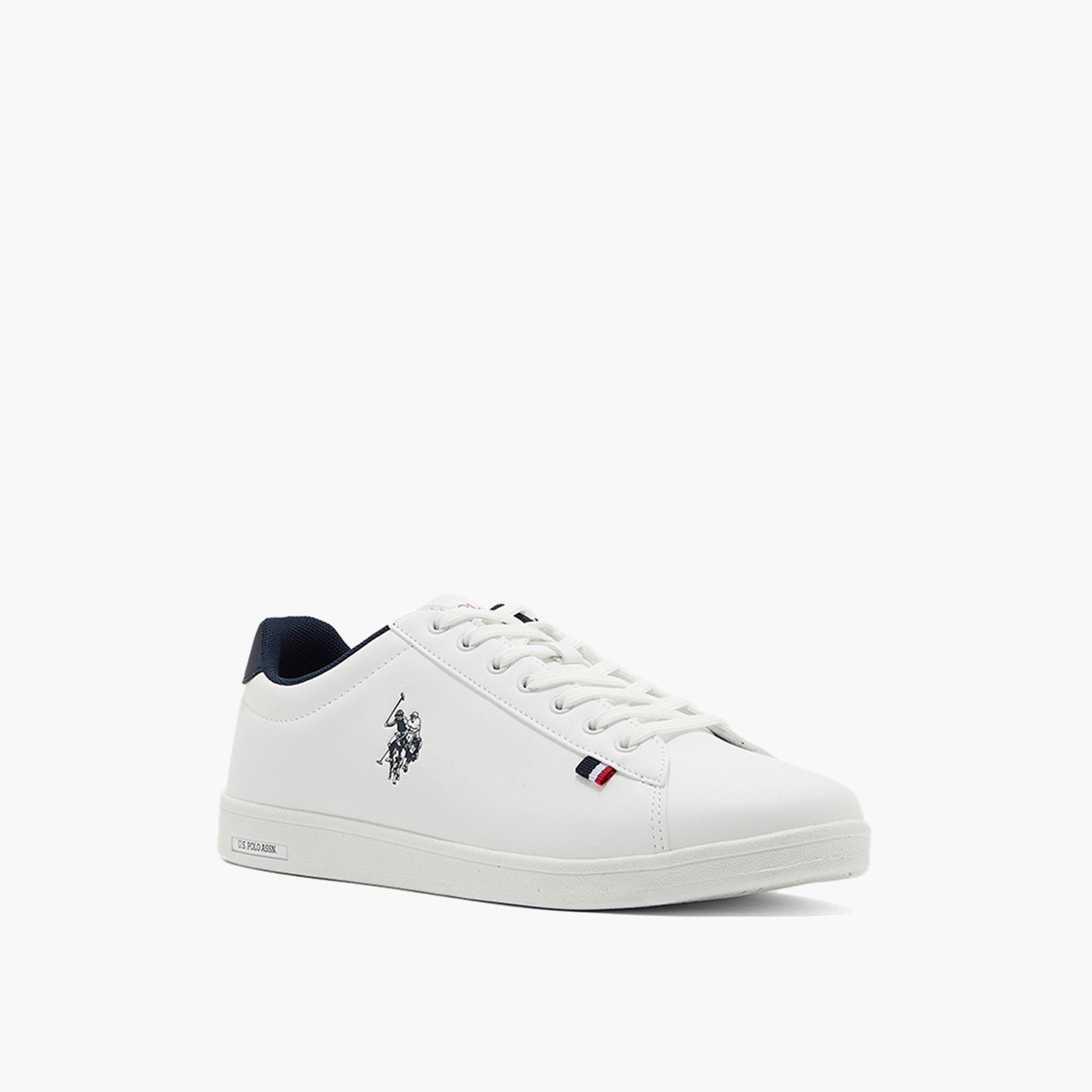 U.S. Polo Assn Men's Lace-Up Low Ankle Sneakers | FRANCO GLB 4PR-men-shoes-sneakers-image-1