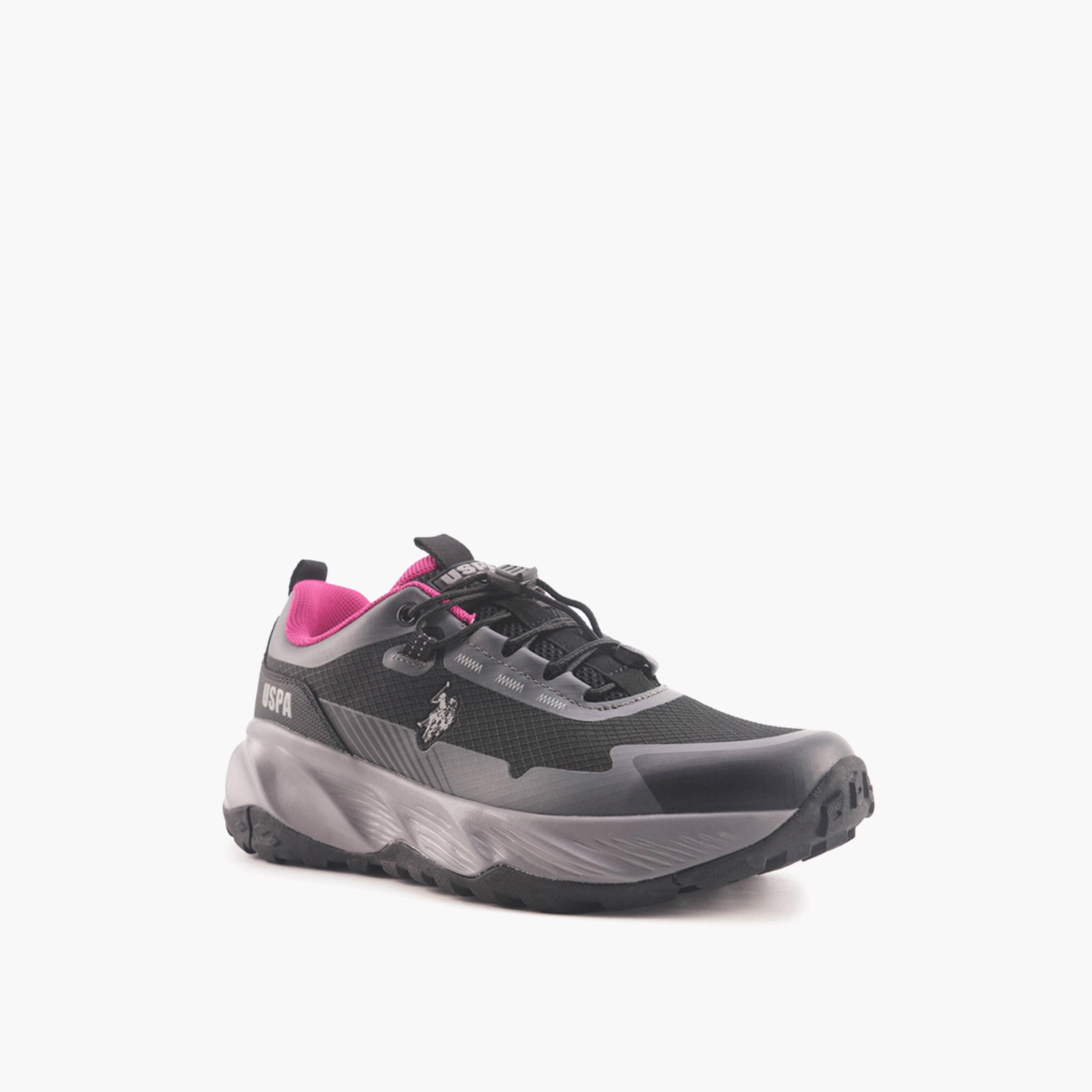 U.S. Polo Assn Women's Lace-Up Low Ankle Sneakers | LOREN WMN GLB 4PR-women-shoes-sneakers-image-1