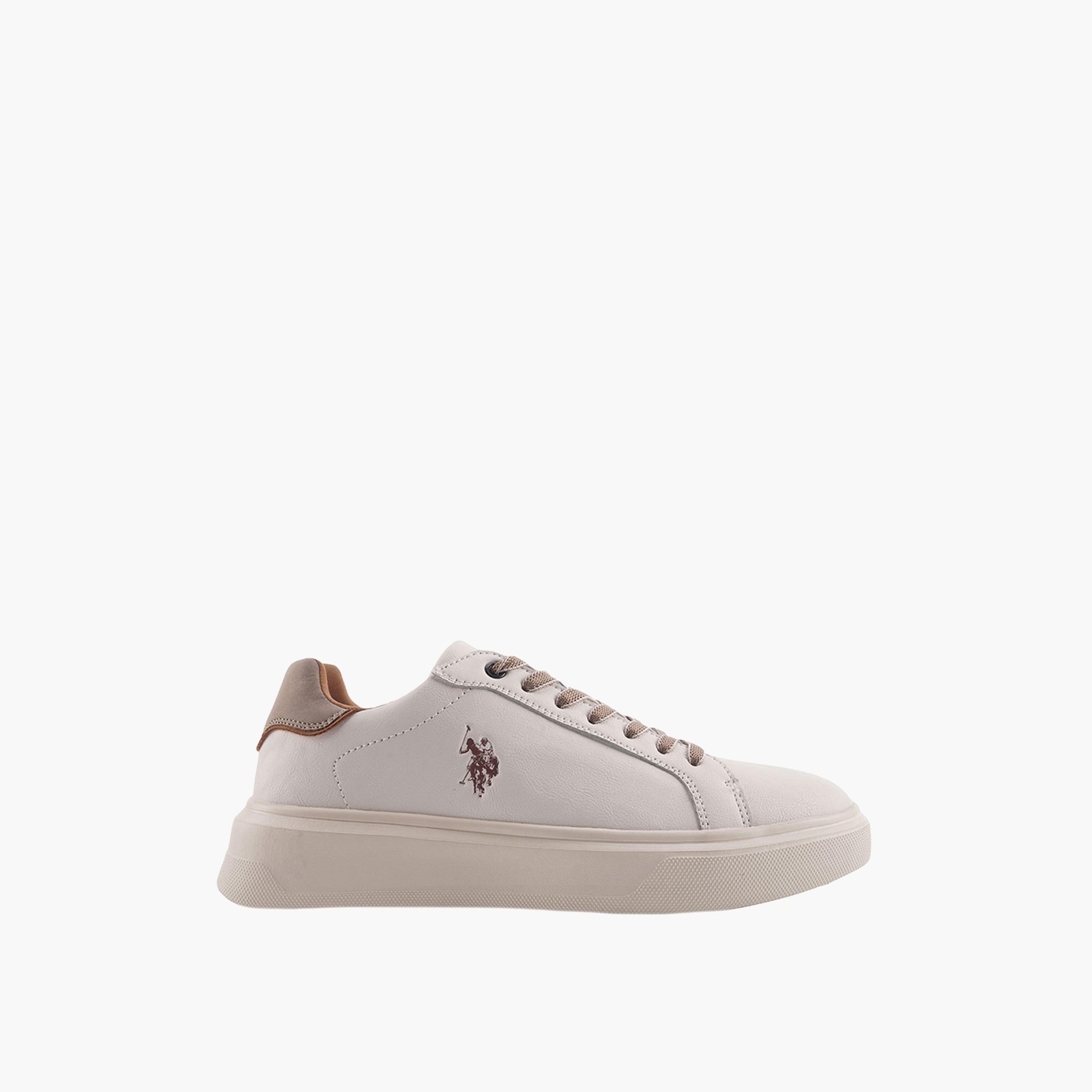 U.S. Polo Assn Men's Lace-Up Low Ankle Sneakers | SMID GLB 4PR-men-shoes-sneakers-image-2