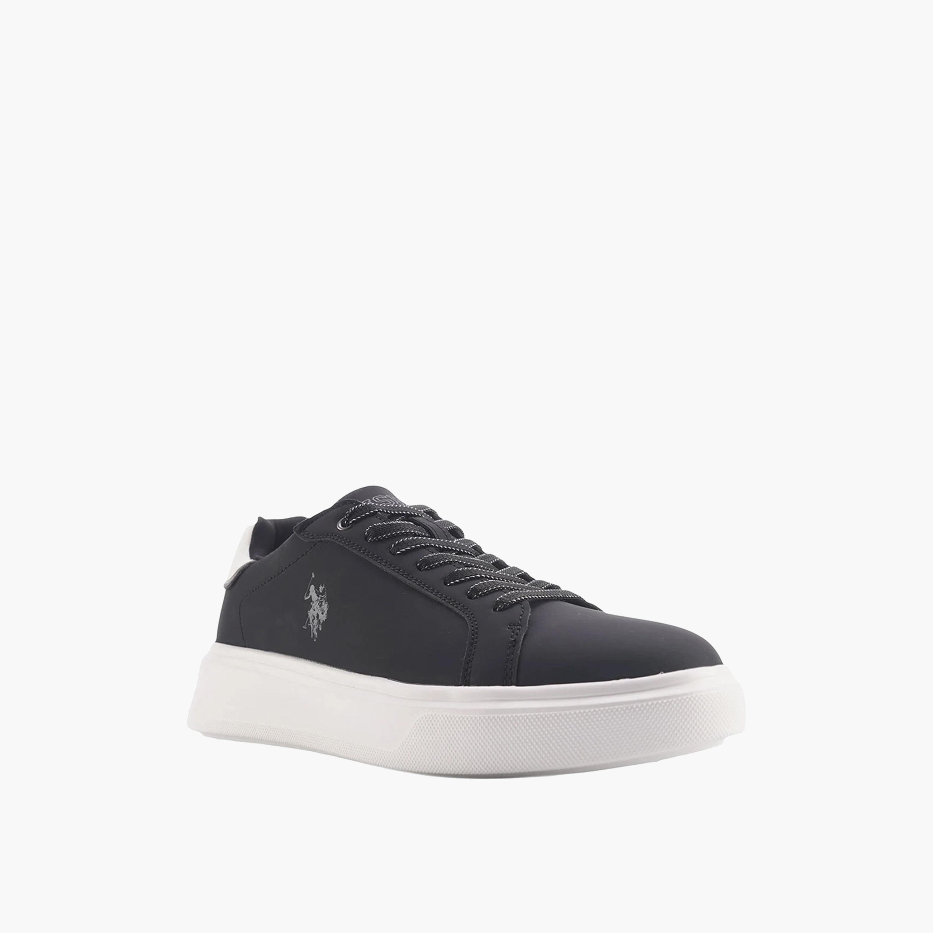 U.S. Polo Assn Men's Lace-Up Low Ankle Sneakers | SMID GLB 4PR-men-shoes-sneakers-image-5