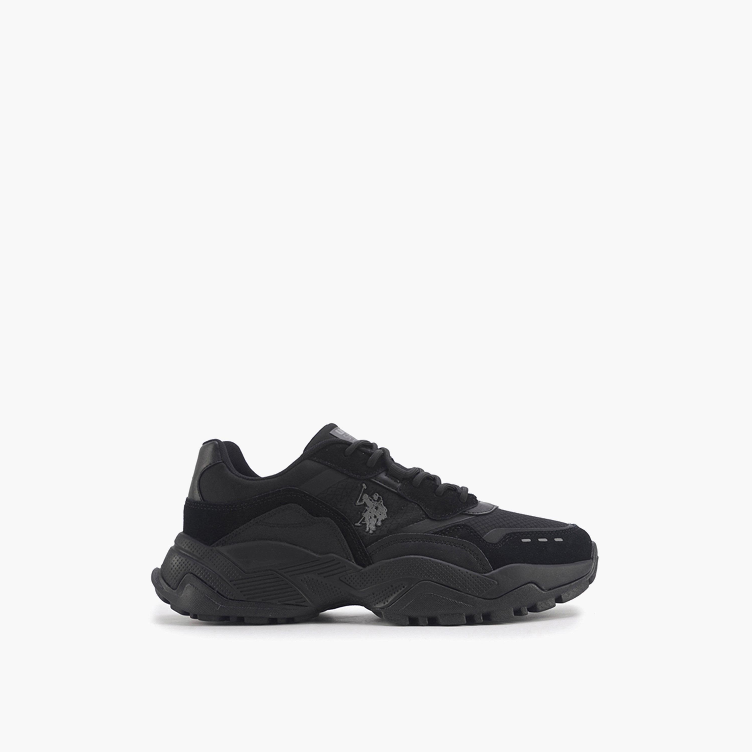 U.S. Polo Assn Women's Lace-Up Low Ankle Sneakers | YOTA WMN GLB 4PR-women-shoes-sneakers-image-2