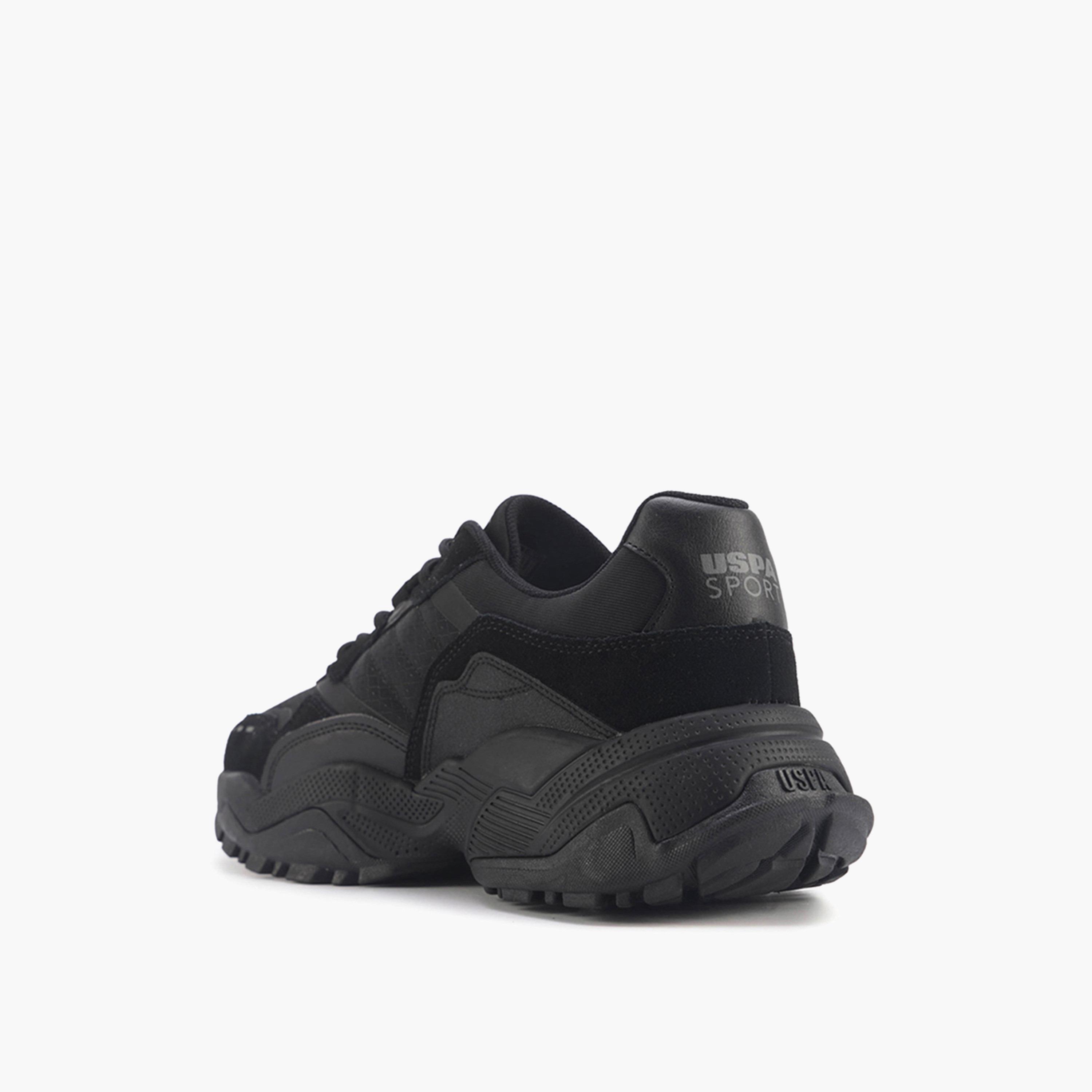 U.S. Polo Assn Women's Lace-Up Low Ankle Sneakers | YOTA WMN GLB 4PR-women-shoes-sneakers-image-3