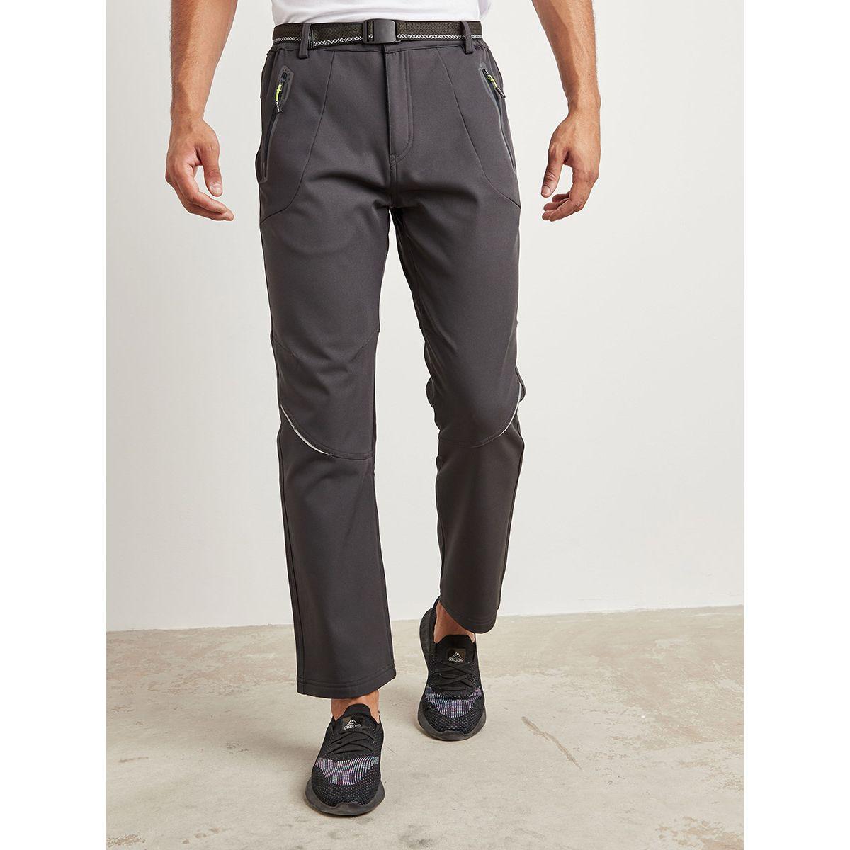 Styli Panel Detail Pants with Pockets and Belt-men-clothing-sportswearandactivewear-bottoms-image-2