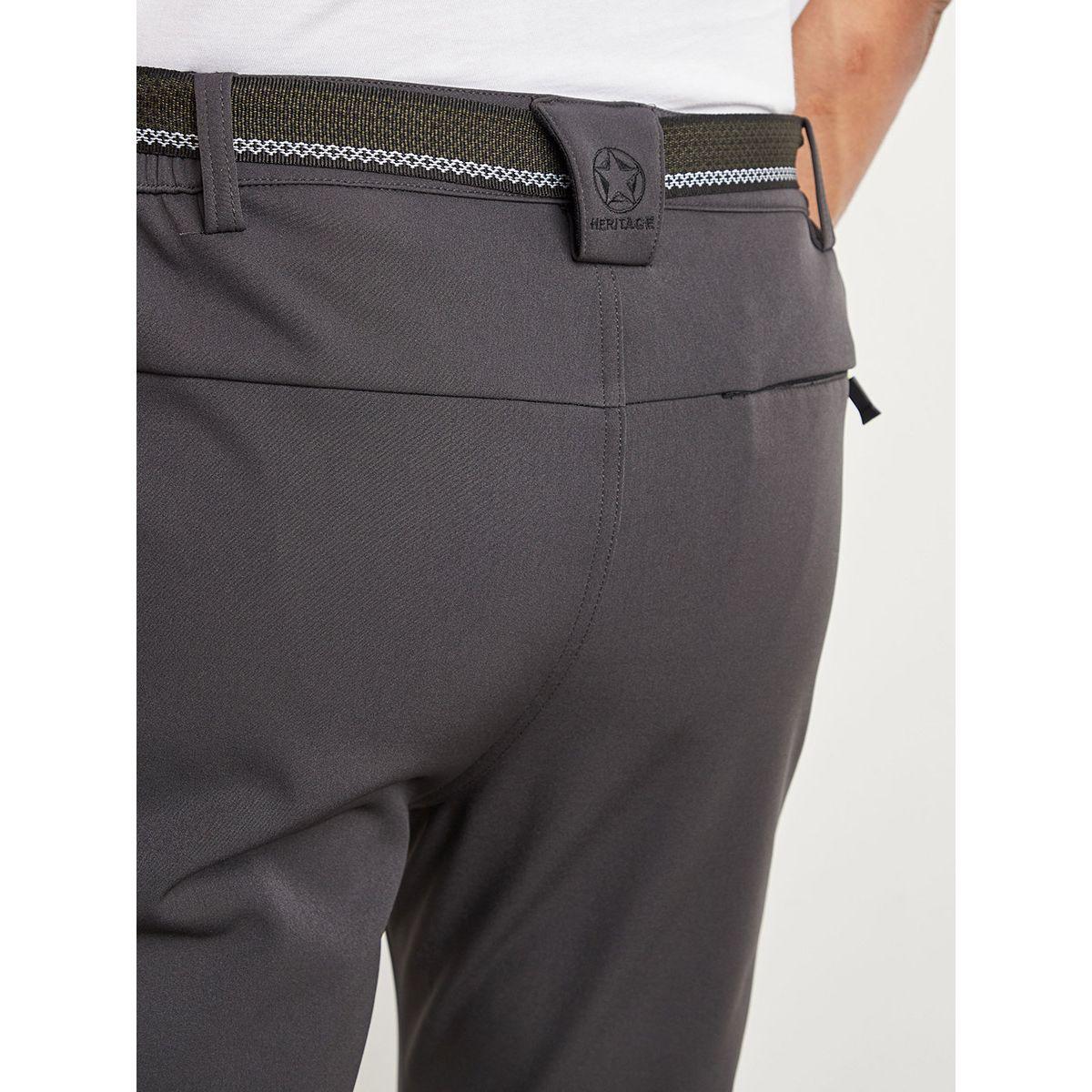 Styli Panel Detail Pants with Pockets and Belt-men-clothing-sportswearandactivewear-bottoms-image-5