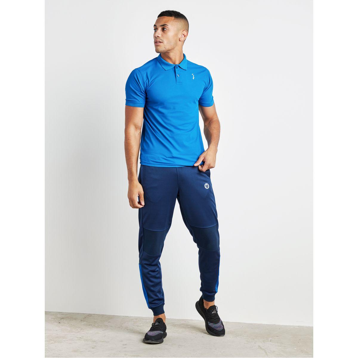 Styli Plain Polo Neck T-shirt with Short Sleeves-men-clothing-sportswearandactivewear-tshirtsandpolos-image-2