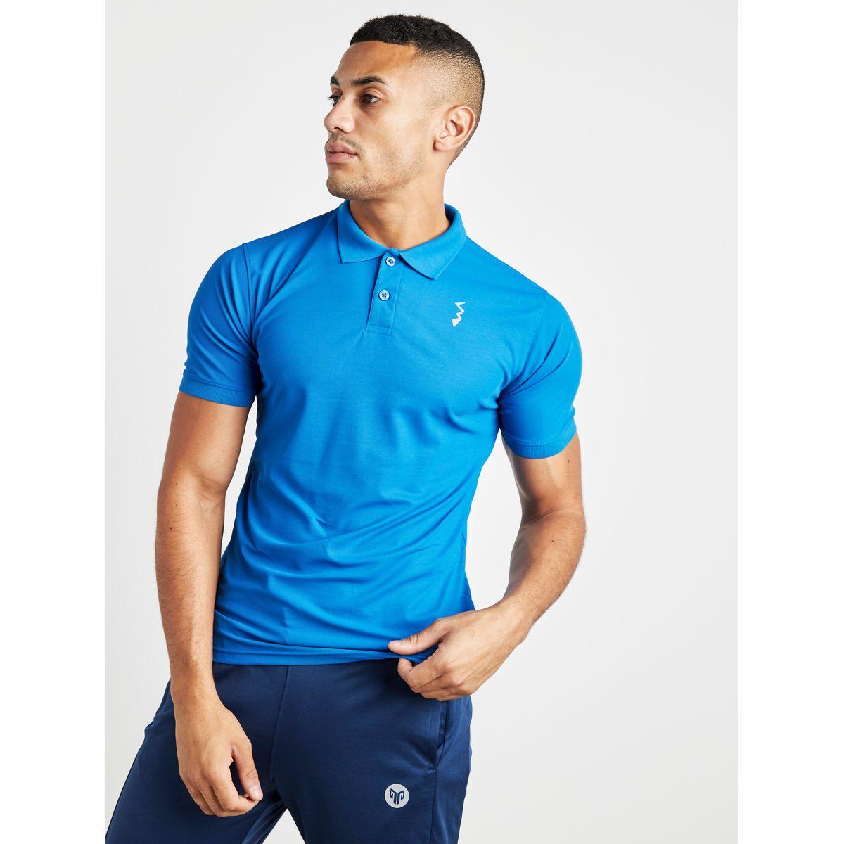 Styli Plain Polo Neck T-shirt with Short Sleeves-men-clothing-sportswearandactivewear-tshirtsandpolos-image-3