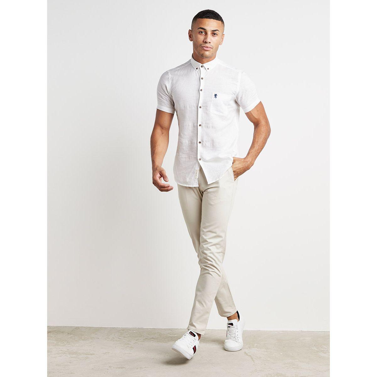 Styli Plain Full Length Chino with Pockets-men-clothing-bottoms-trousersandchinos-chinos-image-1