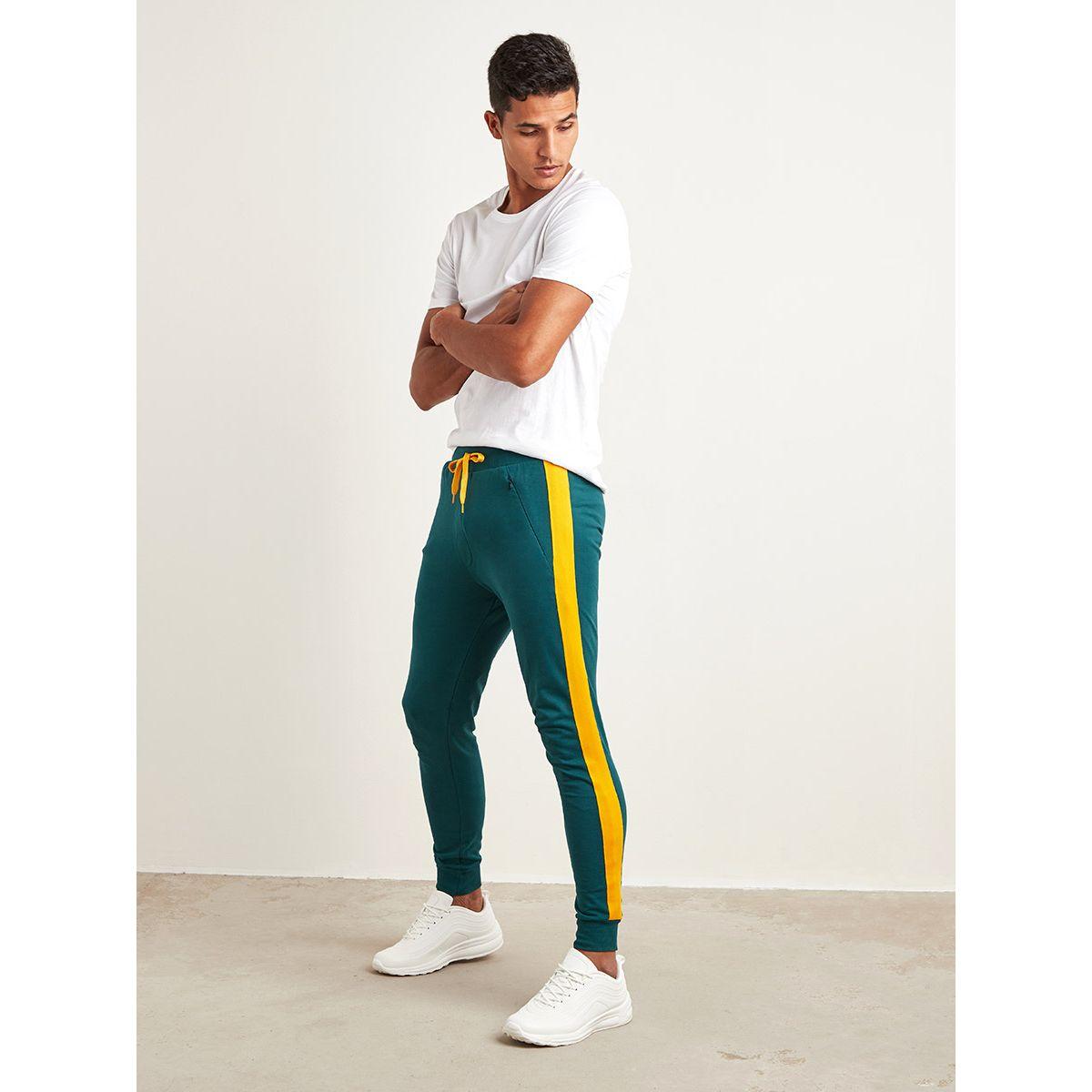 Styli Contrast Side Panel Loopback Cuff Jogger-men-clothing-sportswearandactivewear-bottoms-image-2