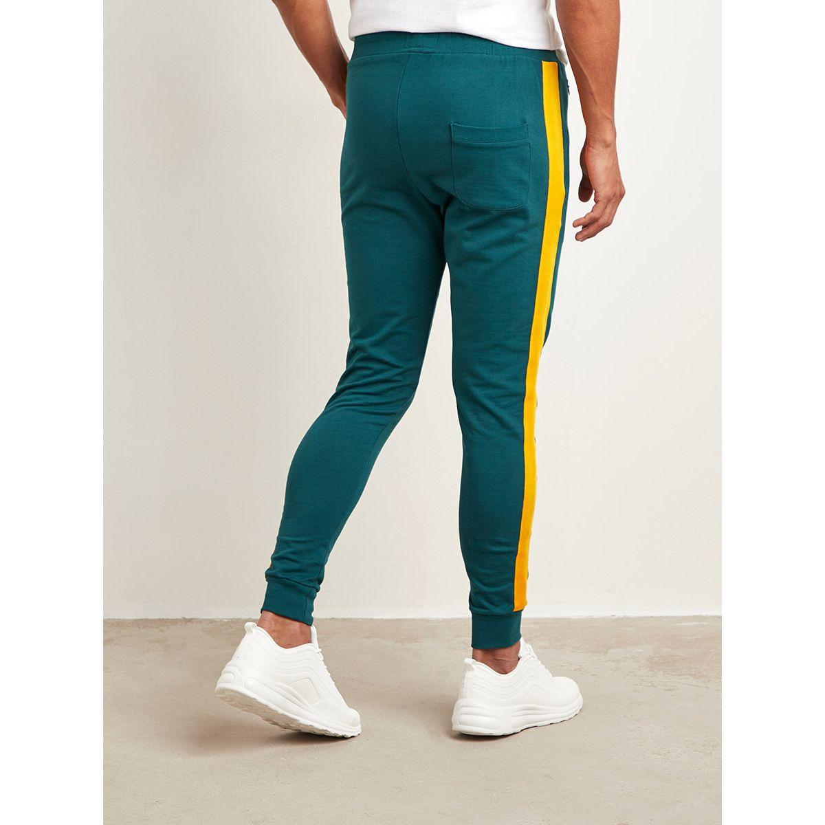 Styli Contrast Side Panel Loopback Cuff Jogger-men-clothing-sportswearandactivewear-bottoms-image-3