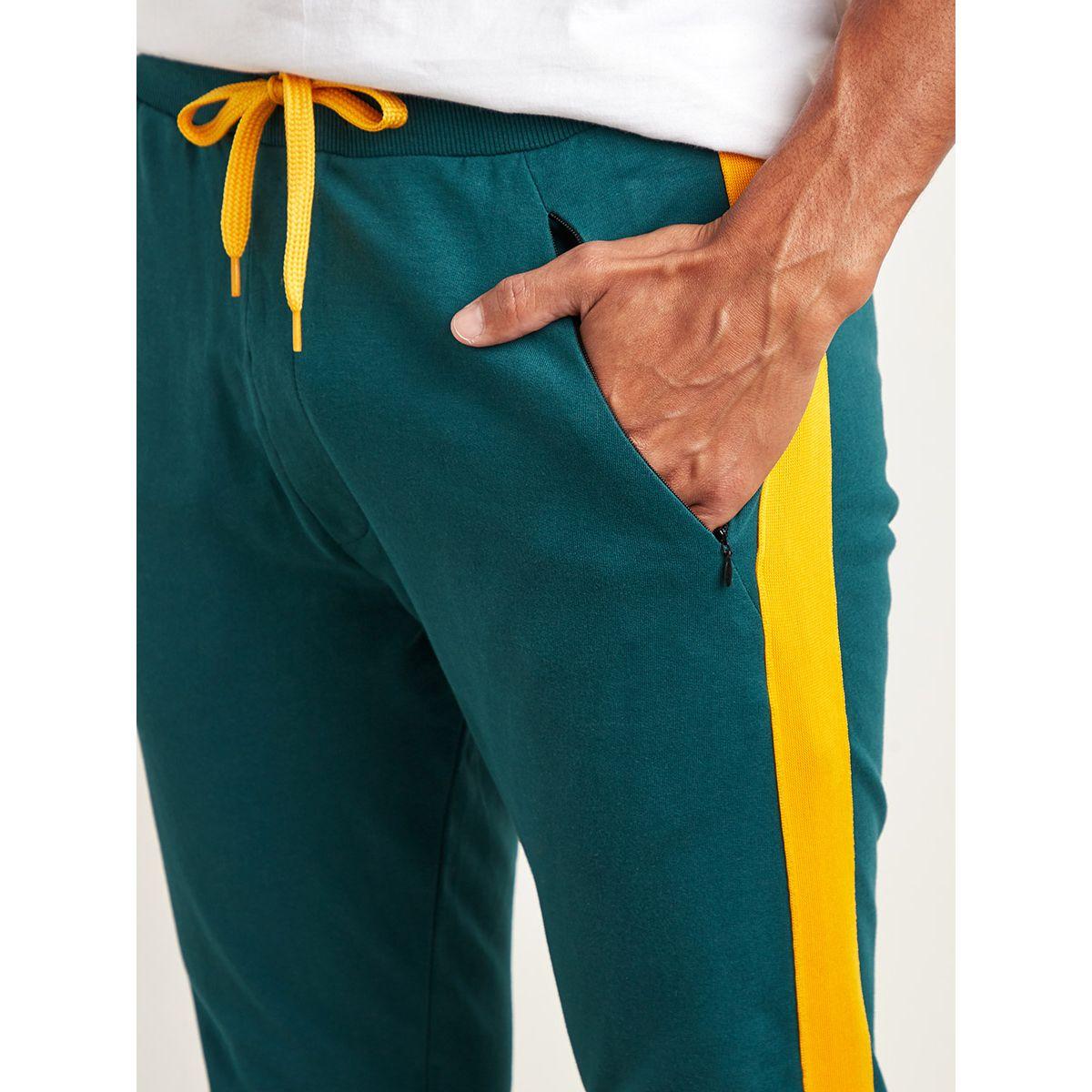 Styli Contrast Side Panel Loopback Cuff Jogger-men-clothing-sportswearandactivewear-bottoms-image-4