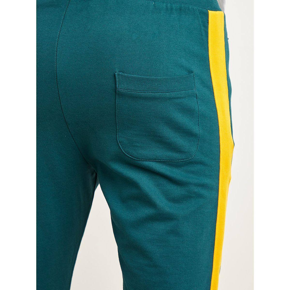 Styli Contrast Side Panel Loopback Cuff Jogger-men-clothing-sportswearandactivewear-bottoms-image-5