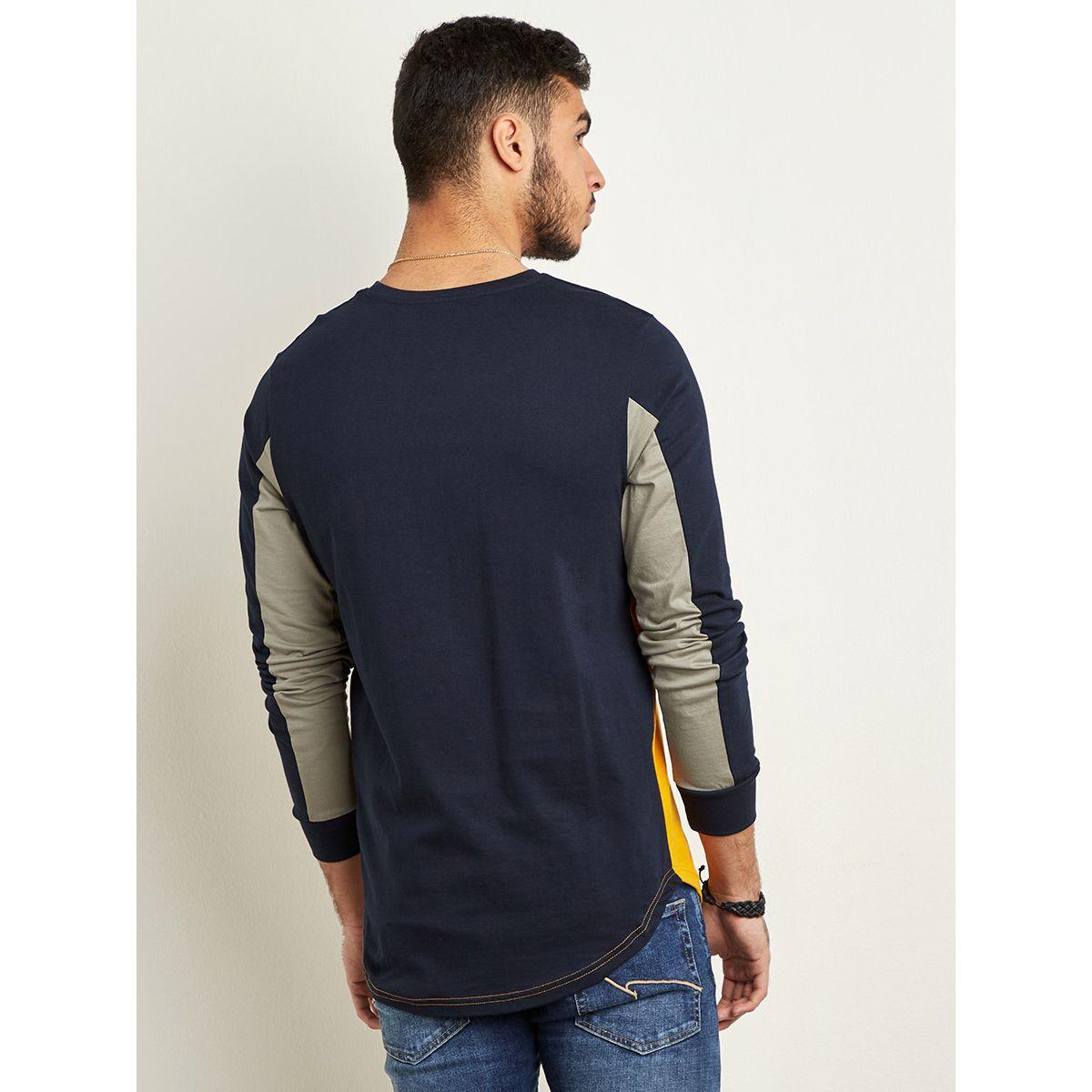 Styli Color Block Slim Fit Long Sleeves T-shirt-men-clothing-tshirtsandpolos-tshirts-image-4