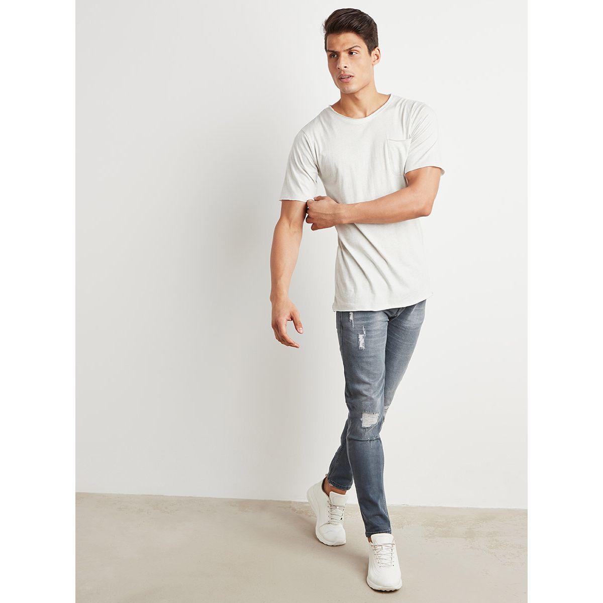Styli Solid Pocket Detail Regular Fit T-shirt-men-clothing-tshirtsandpolos-tshirts-image-2