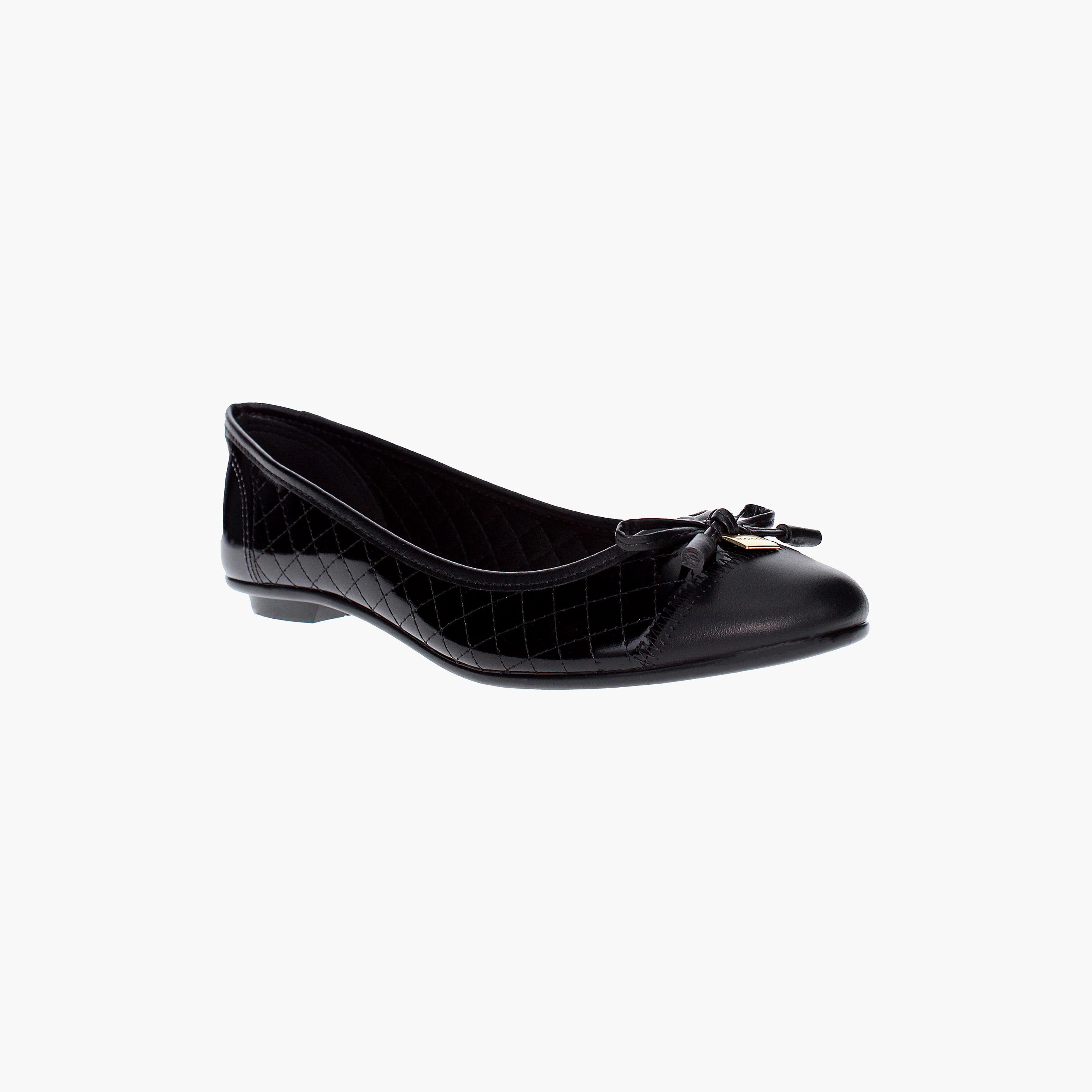 حذاء باليرينا نسائي ذو مقدمة دائرية من موليكا مع فيونكة أنيقة | 5027-1407-16936-women-shoes-ballerinas-image-1
