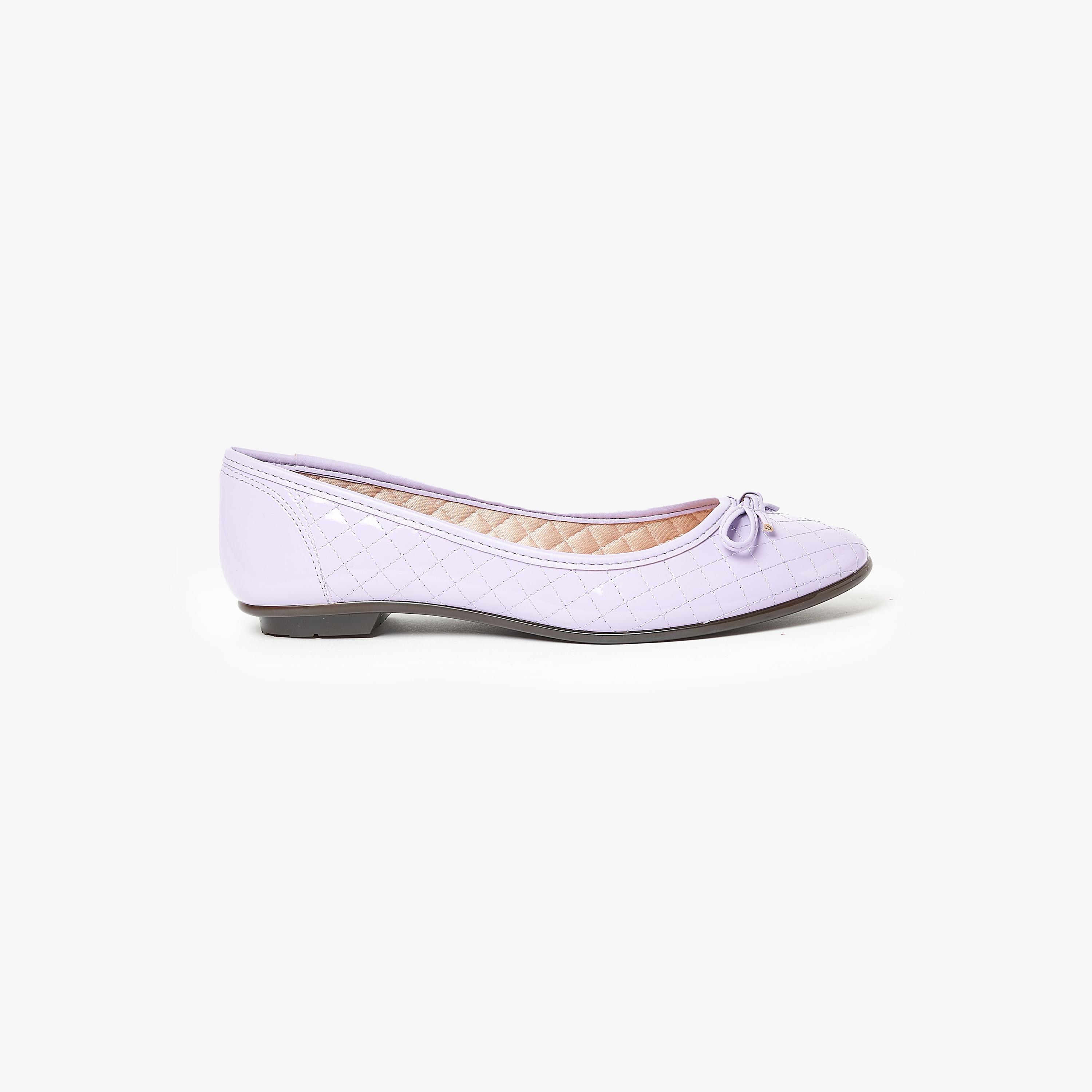 حذاء باليرينا من موليكا للنساء بمقدمة مستديرة مع مزينة من فيونكة | 5027-1466-11804-women-shoes-ballerinas-image-2