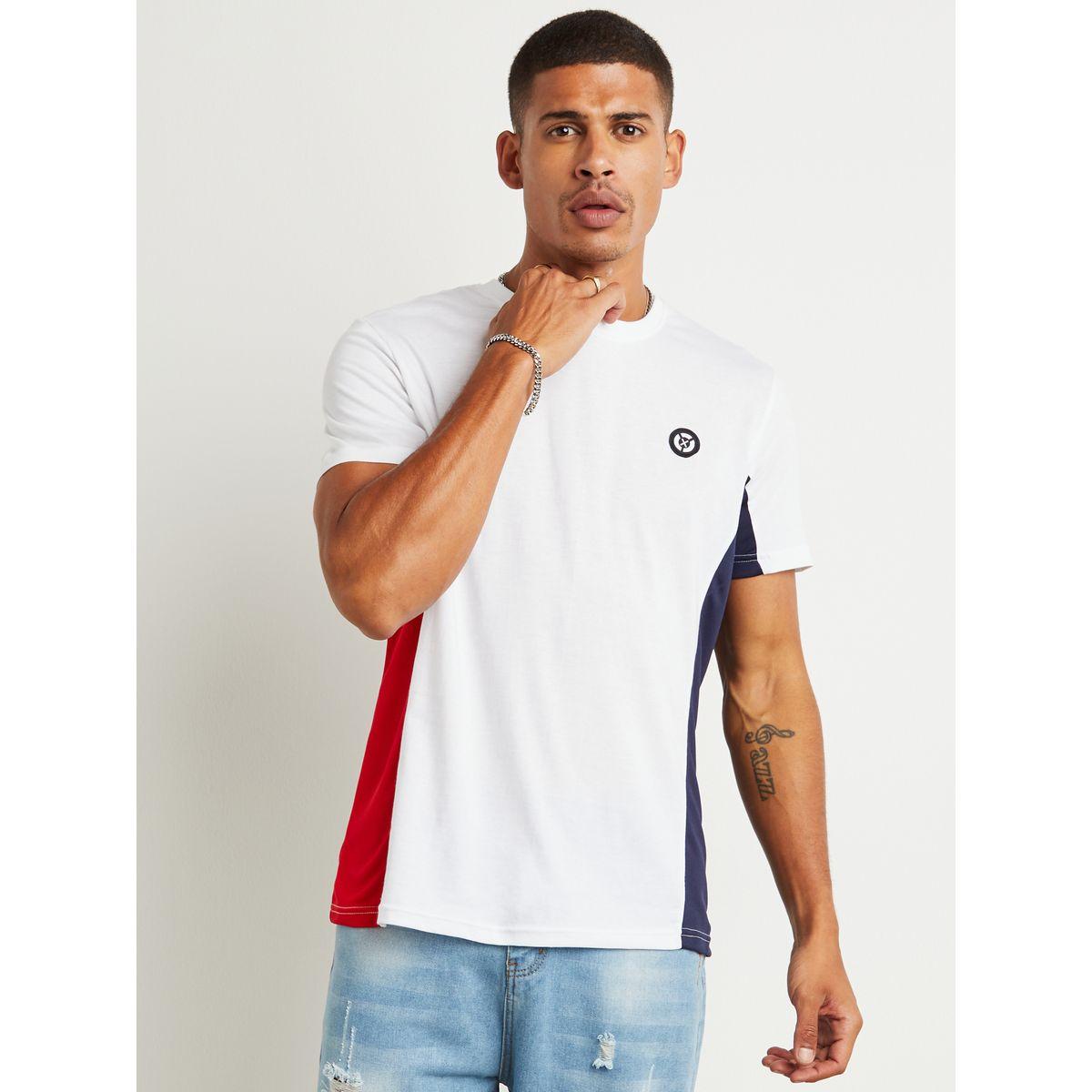 Styli Number 7 Back Print Contrast Panel T-shirt-men-clothing-tshirtsandpolos-tshirts-image-4