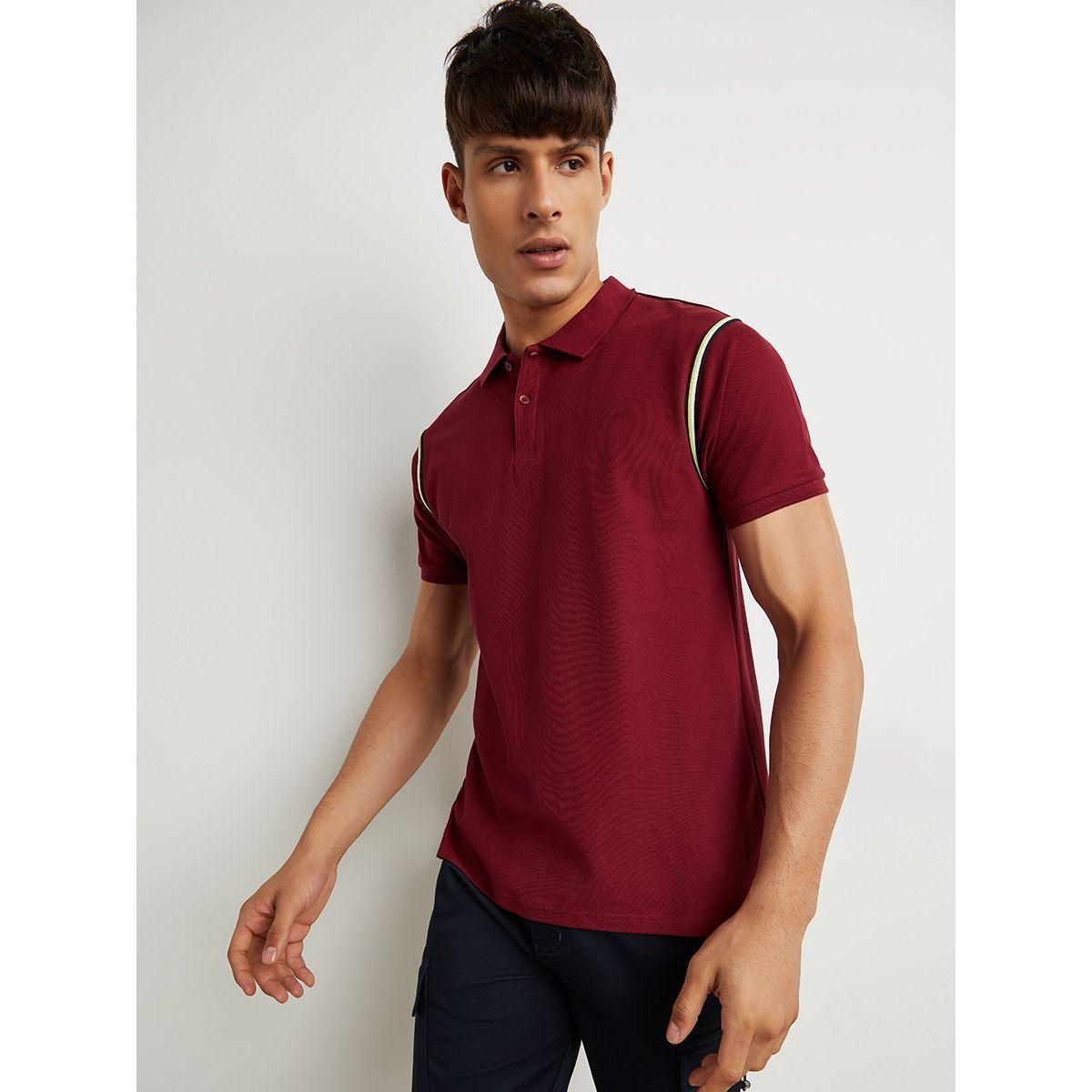 Styli Contrast Piping Regular Fit Polo Neck T-Shirt-men-clothing-tshirtsandpolos-polos-image-1